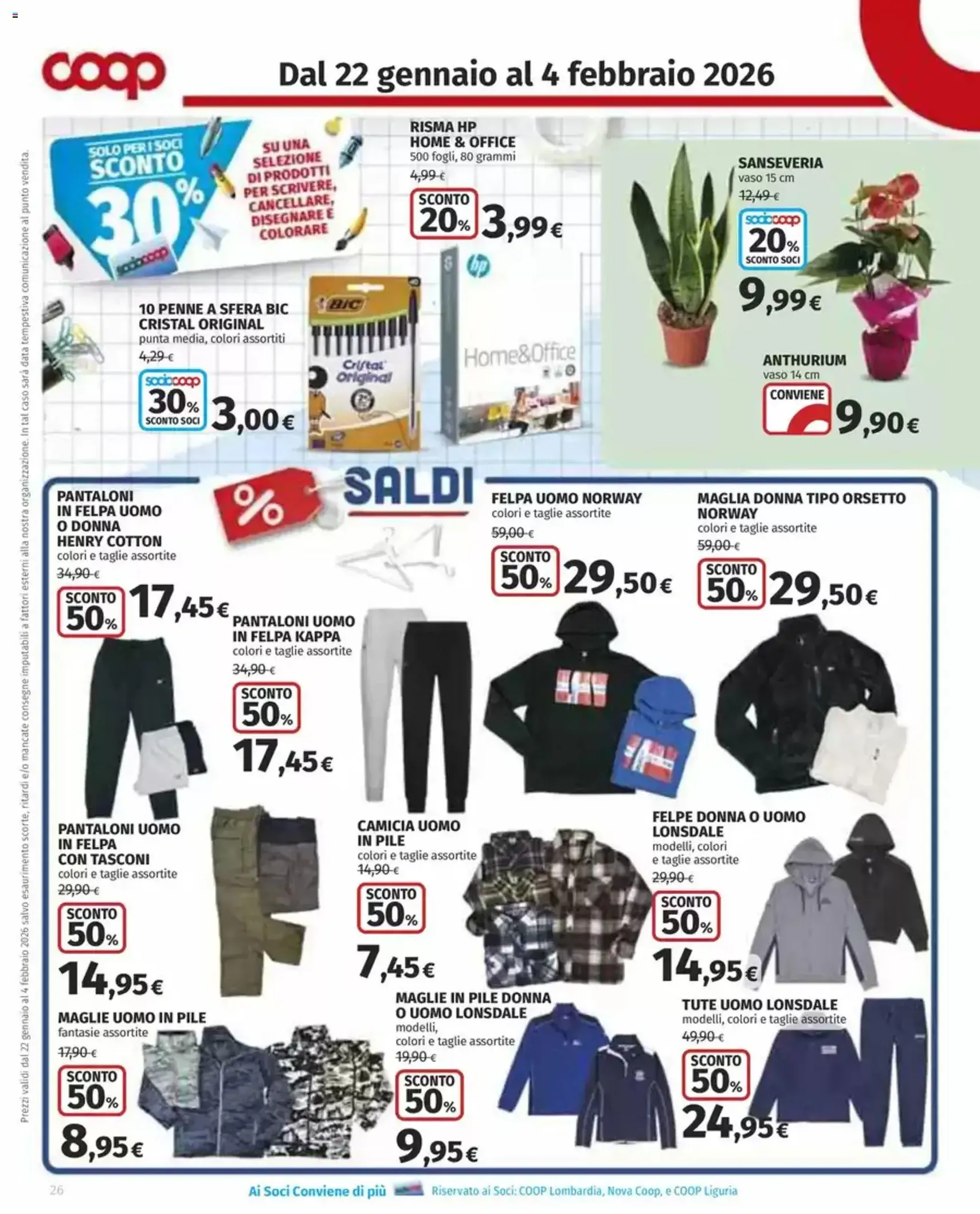 Volantino COOP - volantino valido dal 22/01/2026 pagina 26 di 31