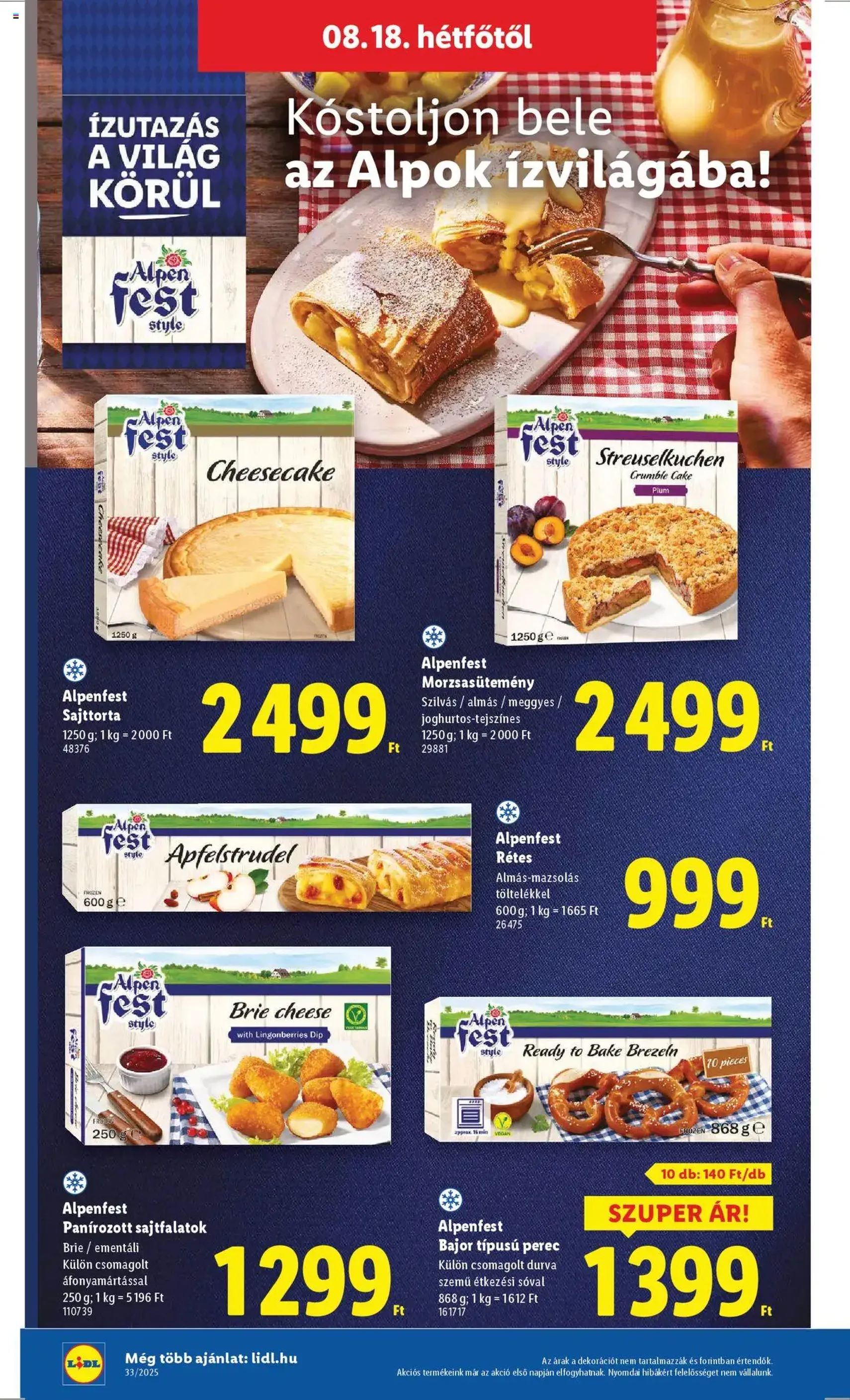 Lidl Akciós újság - 2025.08.14. érvényes szórólap 56 oldal 64 oldalból