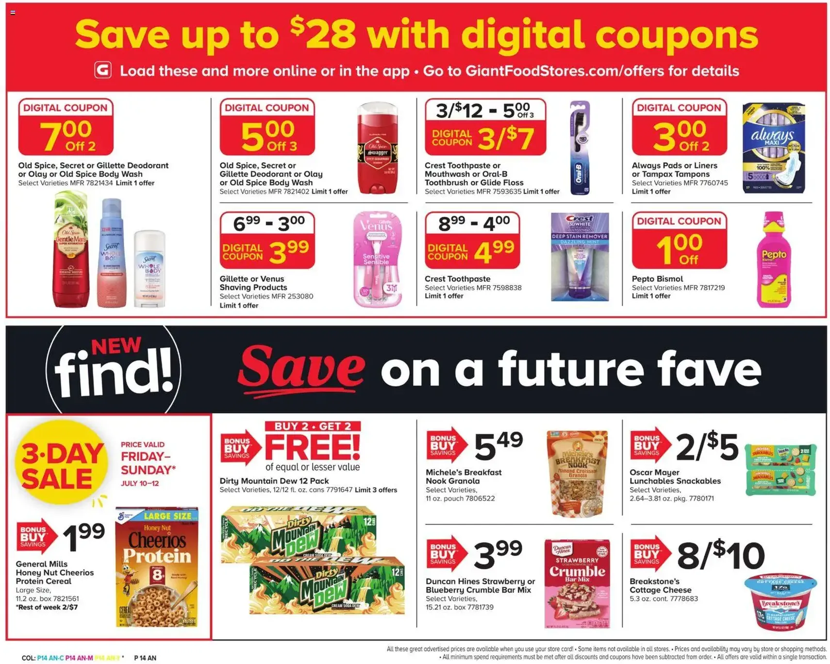Giant Weekly Ad - valid flyer from 07/10/2026, page 17 of 20