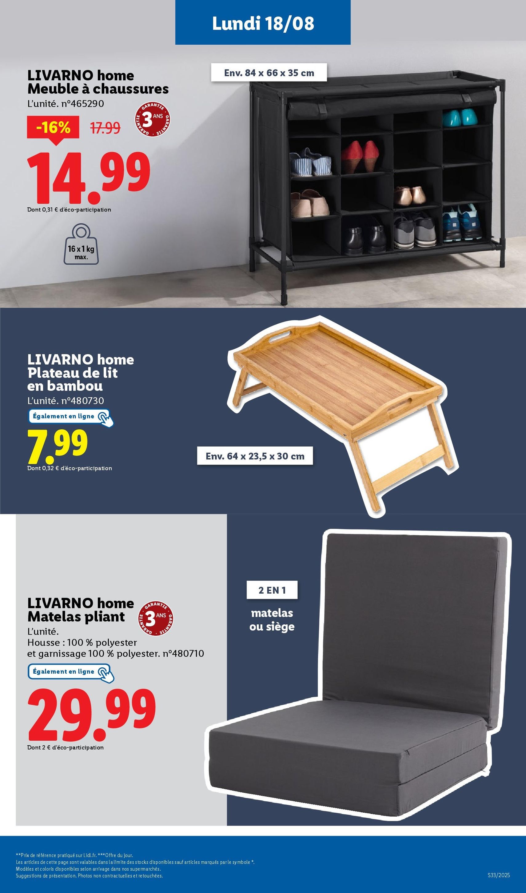 LIDL catalogue semaine 32 - brochure valable à partir du 14/08/2025, page 63 sur 72