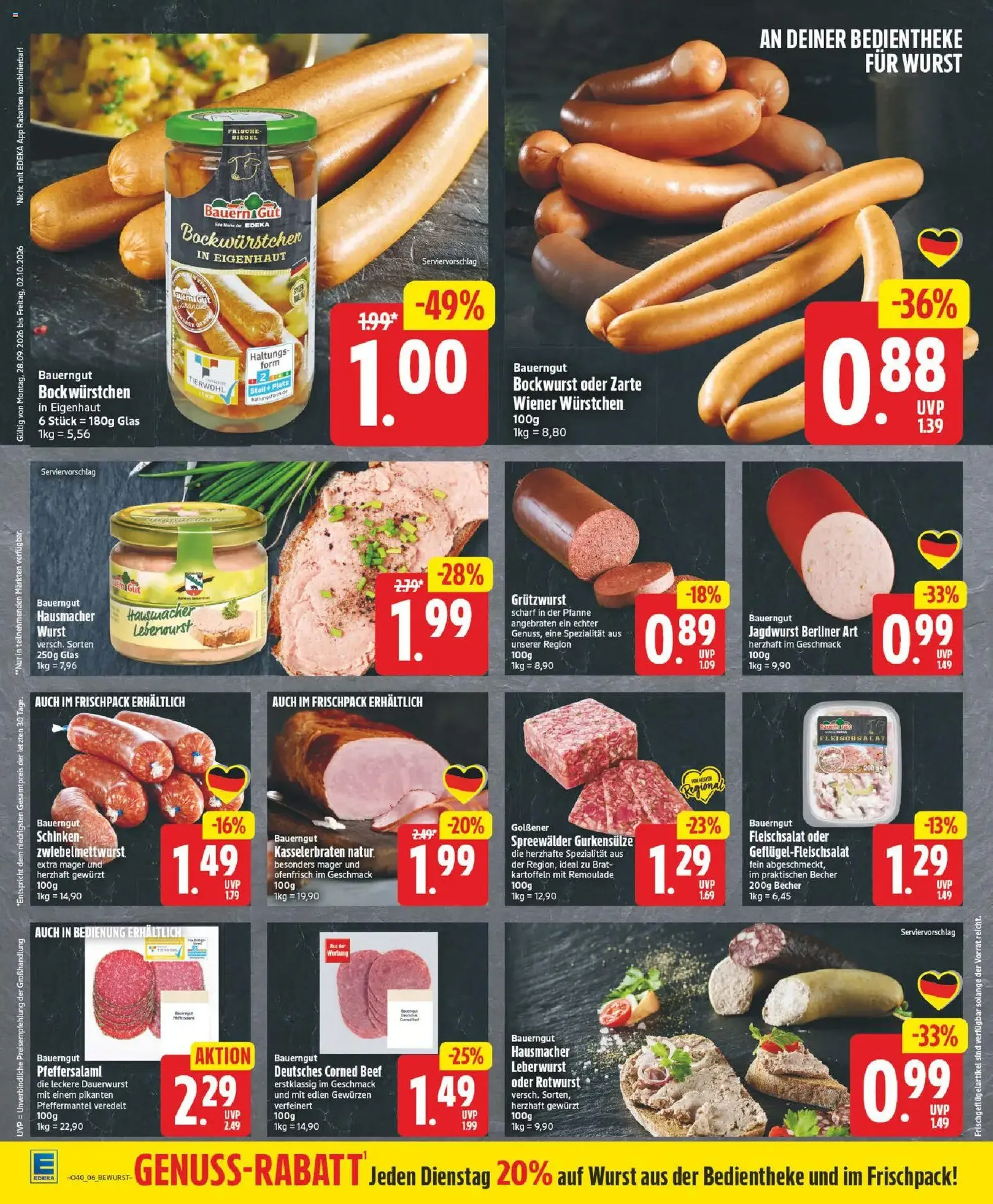 Edeka Prospekt - Gültiger Prospekt ab 28.09.2026, Seite 6 von insgesamt 28