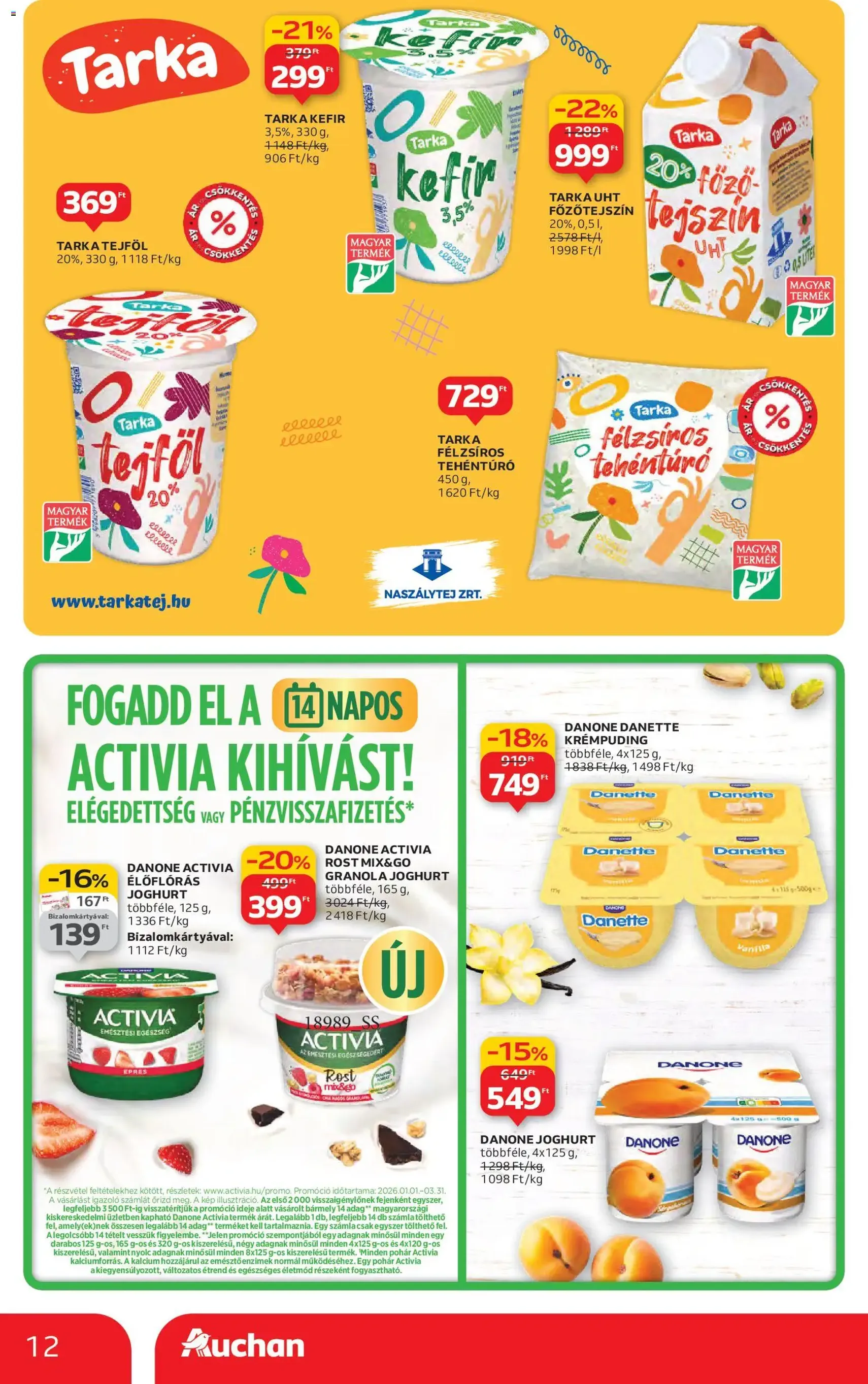 Auchan - Heti Hipermarket ajánlataink - 2026.01.29. érvényes szórólap 12 oldal 38 oldalból