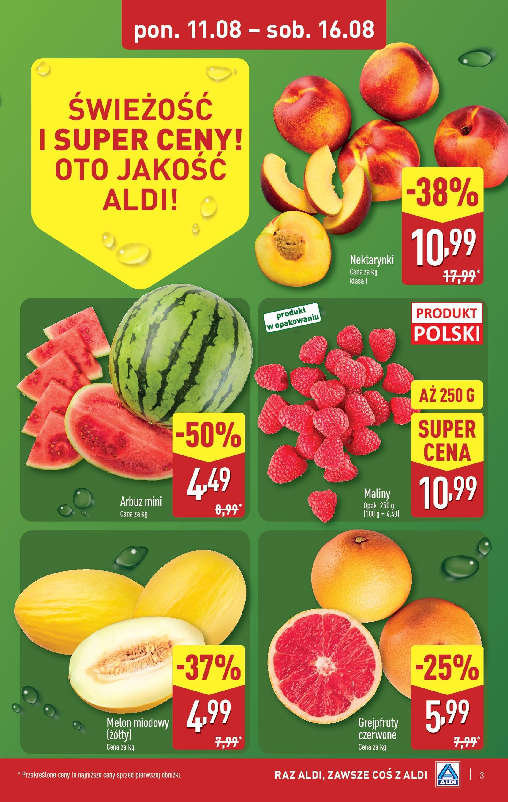 Aldi Gazetka - ważny gazetka od 11.08.2025 strona 3 z 40 Aldi Gazetka - ważny gazetka od 11.08.2025 strona 3 z 40