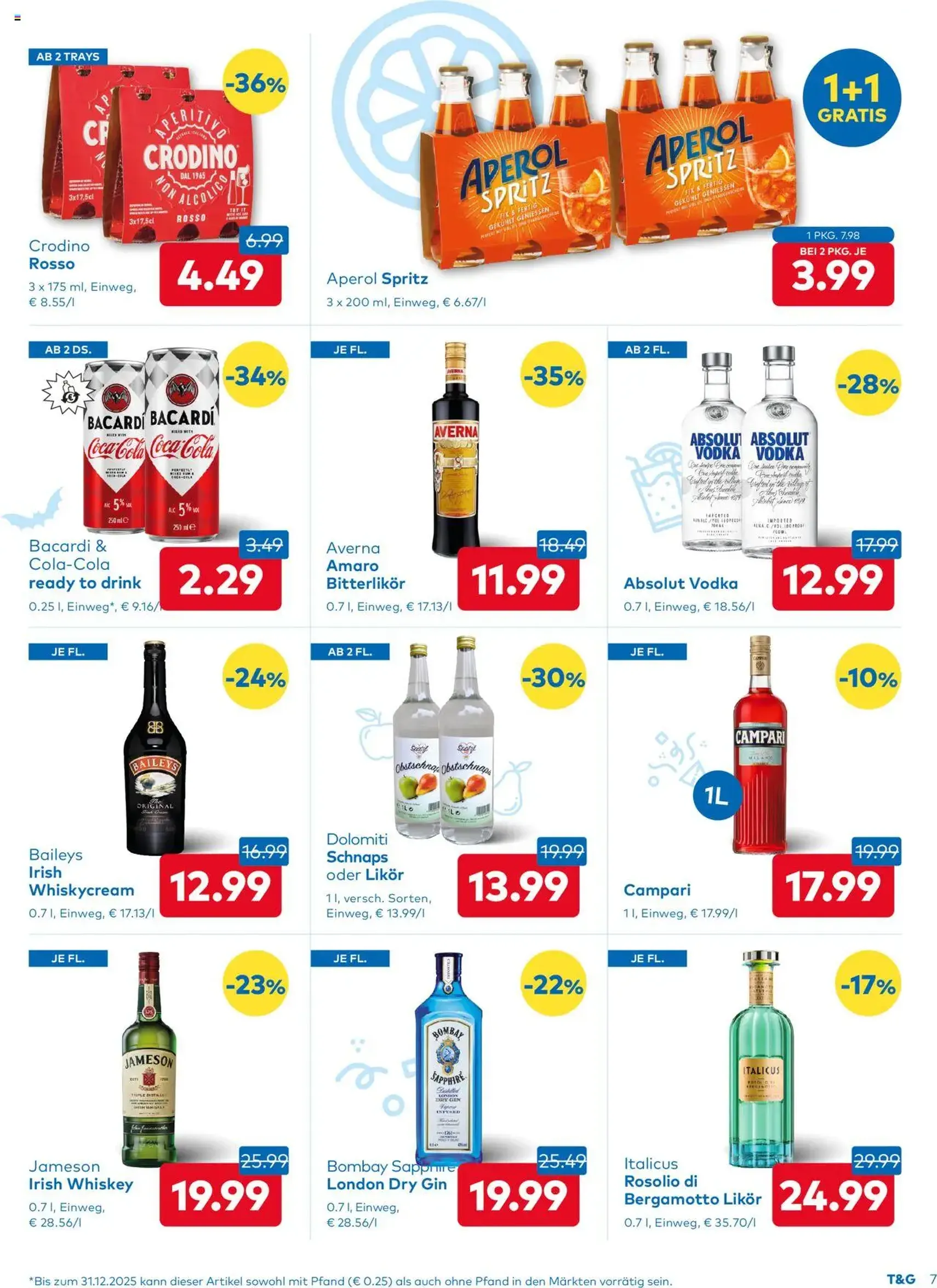 T&G Flugblatt - Gültiger Prospekt ab 17.07.2025, Seite 7 von insgesamt 8