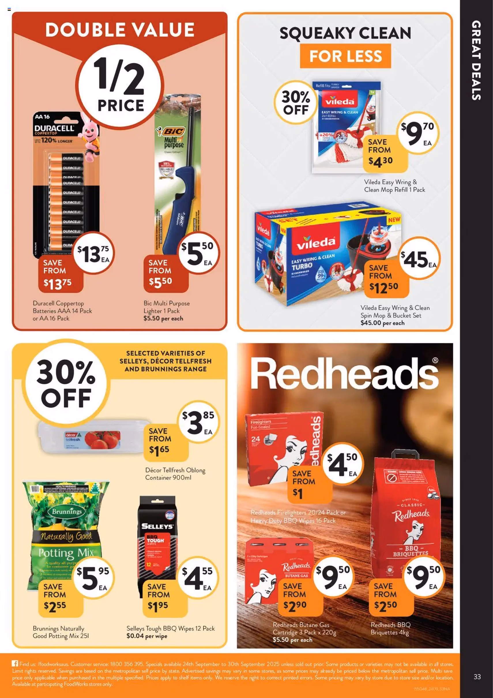 Foodworks Catalogue NSW - valid flyer from 24/09/2025, page 33 of 33