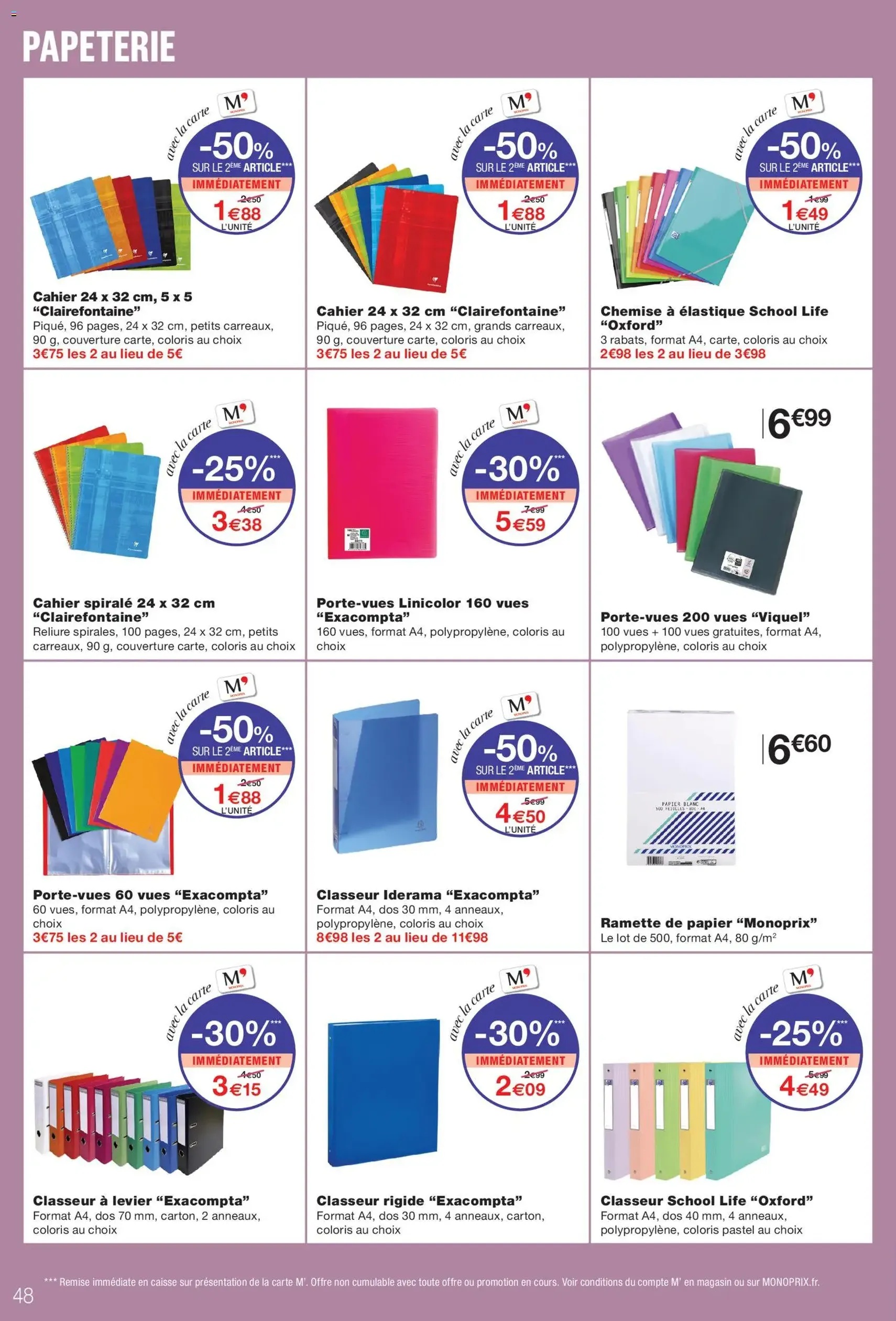 Monoprix catalogue - brochure valable à partir du 28/07/2026, page 48 sur 52