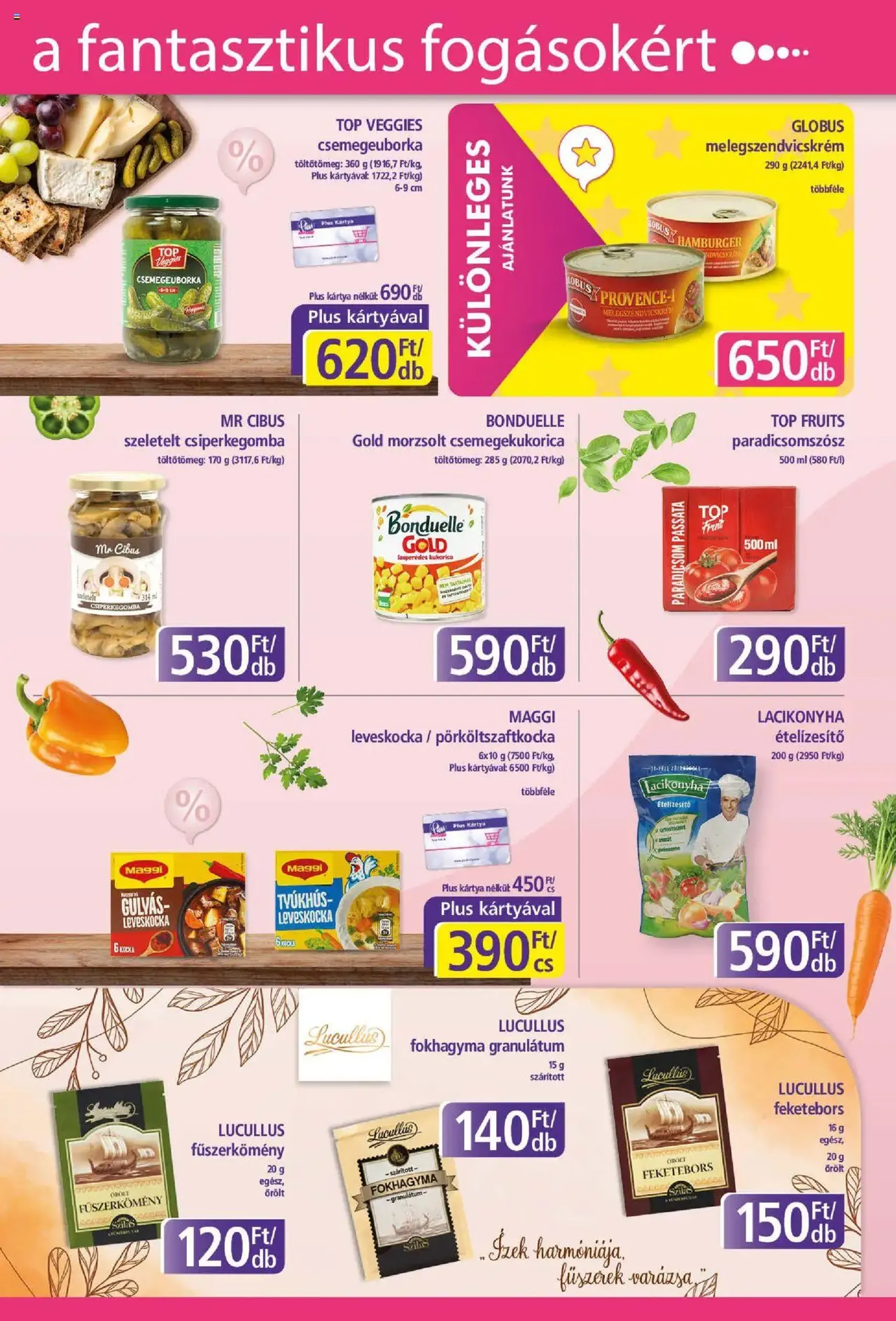 Plus Market Akciós újság - 2025.10.16. érvényes szórólap 7 oldal 12 oldalból Plus Market Akciós újság - 2025.10.16. érvényes szórólap 7 oldal 12 oldalból