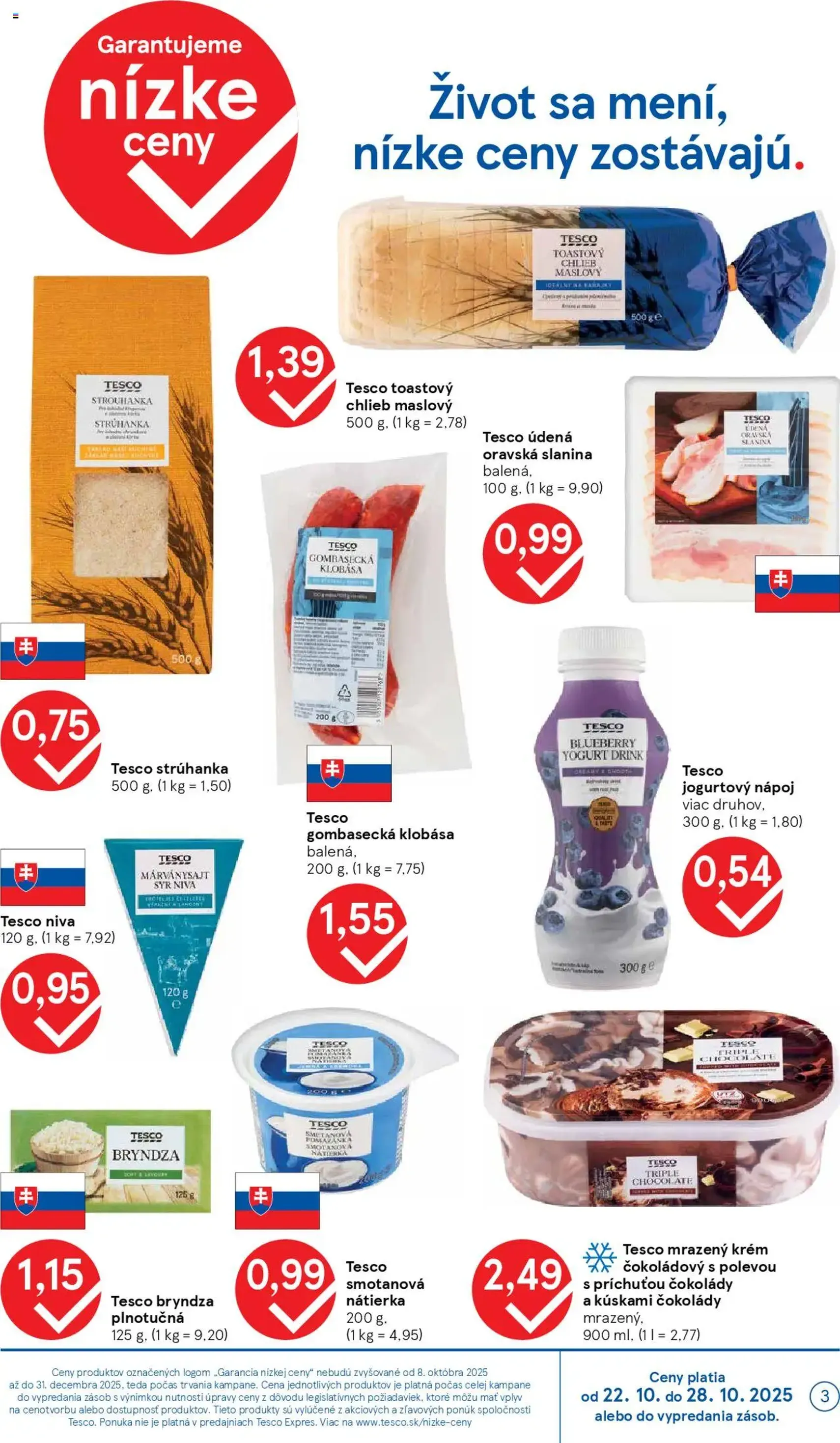 Tesco Hypermarket - leták - platný leták od 22.10.2025 strana 3 z 40 Tesco Hypermarket - leták - platný leták od 22.10.2025 strana 3 z 40