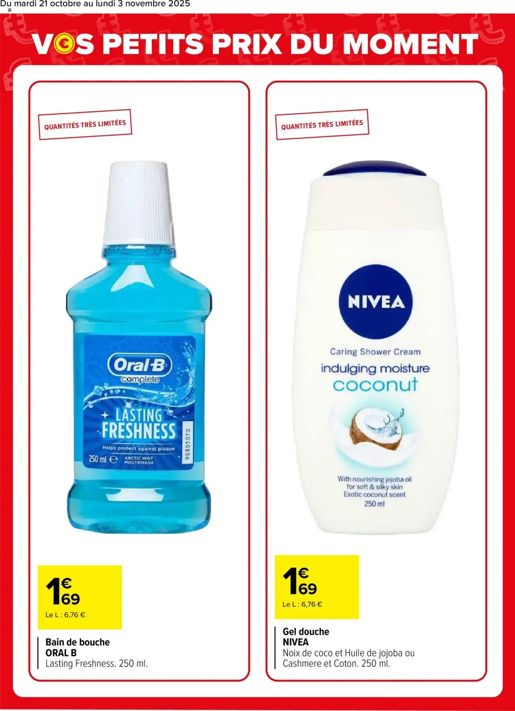 Carrefour catalogue Vos petits prix du moment - brochure valable à partir du 21/10/2025, page 3 sur 5 Carrefour catalogue Vos petits prix du moment - brochure valable à partir du 21/10/2025, page 3 sur 5