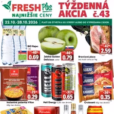 Fresh leták - náhľad letáku platný od 22.10.2026