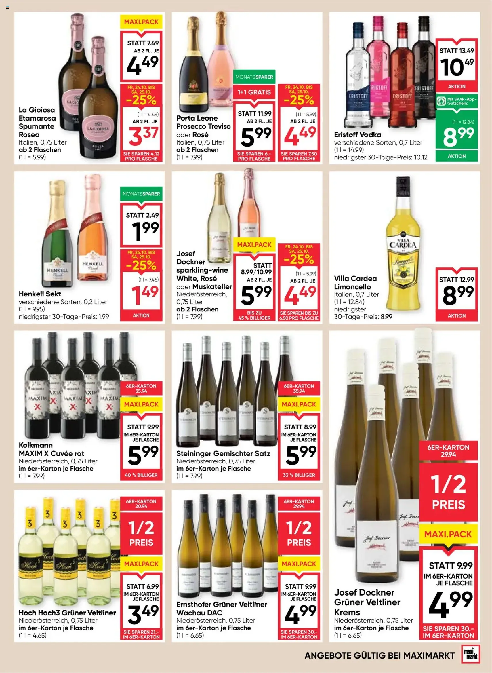 Maximarkt Flugblatt - Gültiger Prospekt ab 23.10.2025, Seite 15 von insgesamt 24 Maximarkt Flugblatt - Gültiger Prospekt ab 23.10.2025, Seite 15 von insgesamt 24