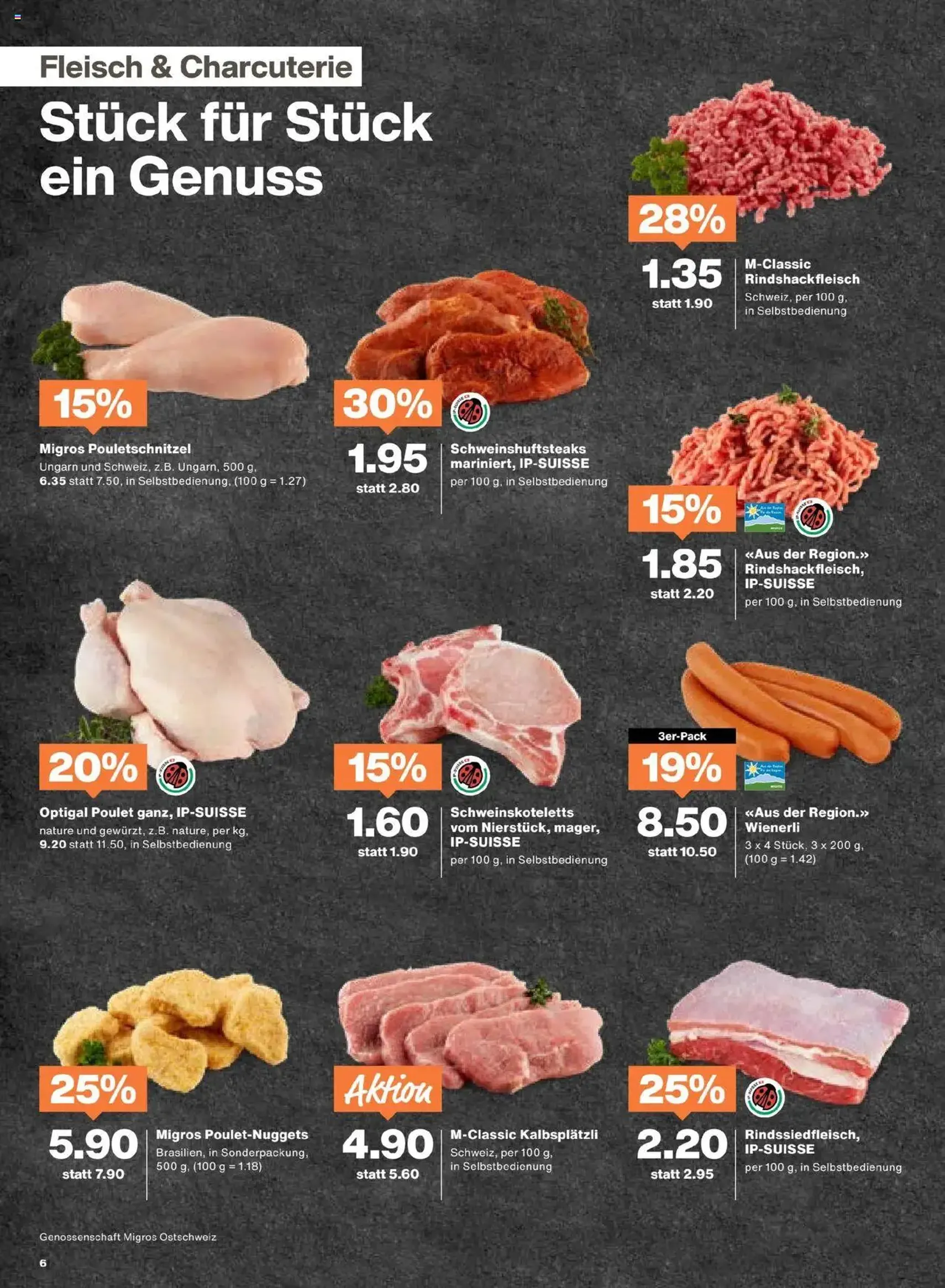 Migros Aktionen - Gültiger Prospekt ab 09.09.2025, Seite 6 von insgesamt 20 Migros Aktionen - Gültiger Prospekt ab 09.09.2025, Seite 6 von insgesamt 20