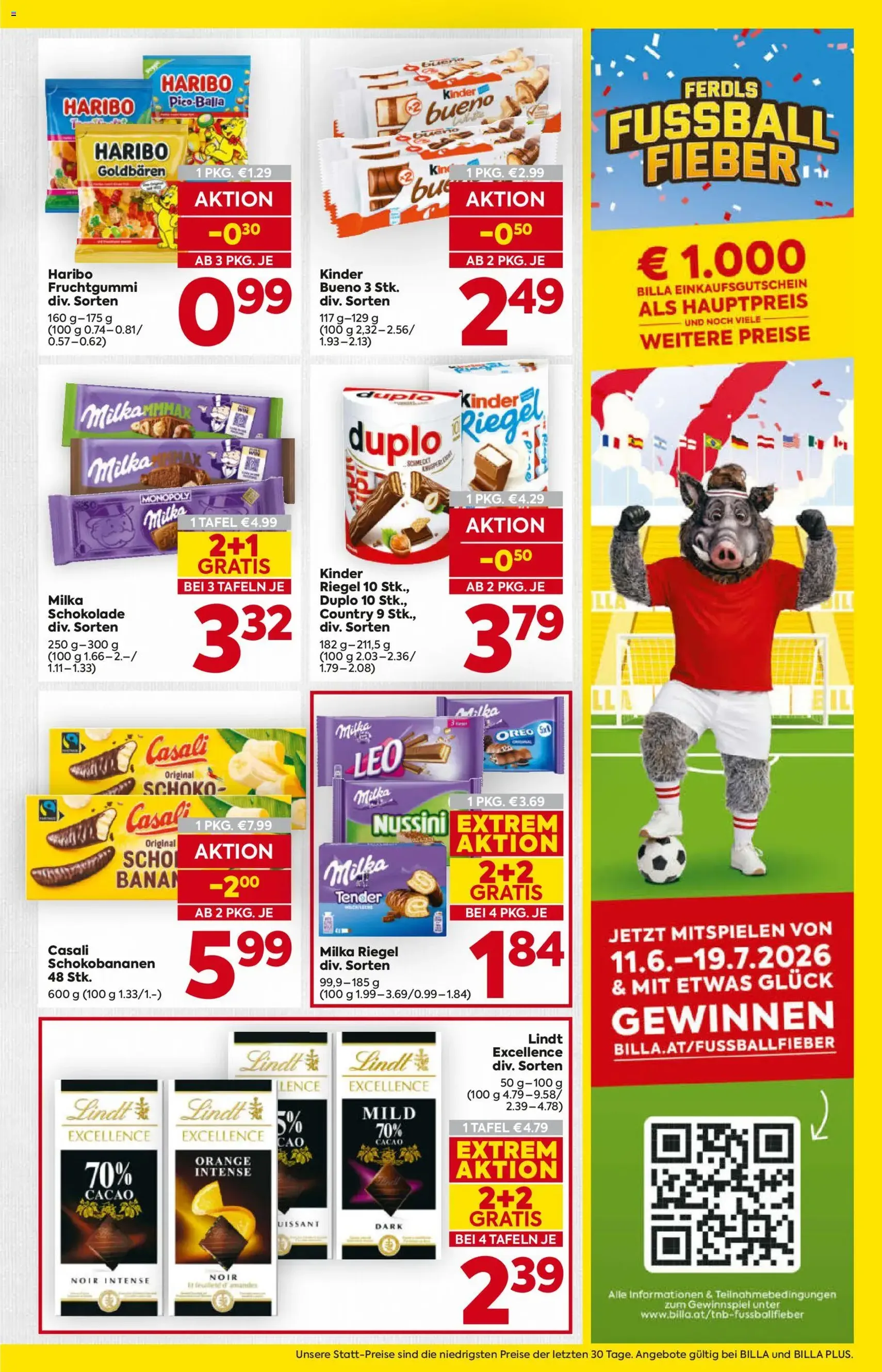 Billa - Flugblatt - Gültiger Prospekt ab 01.07.2026, Seite 11 von insgesamt 16
