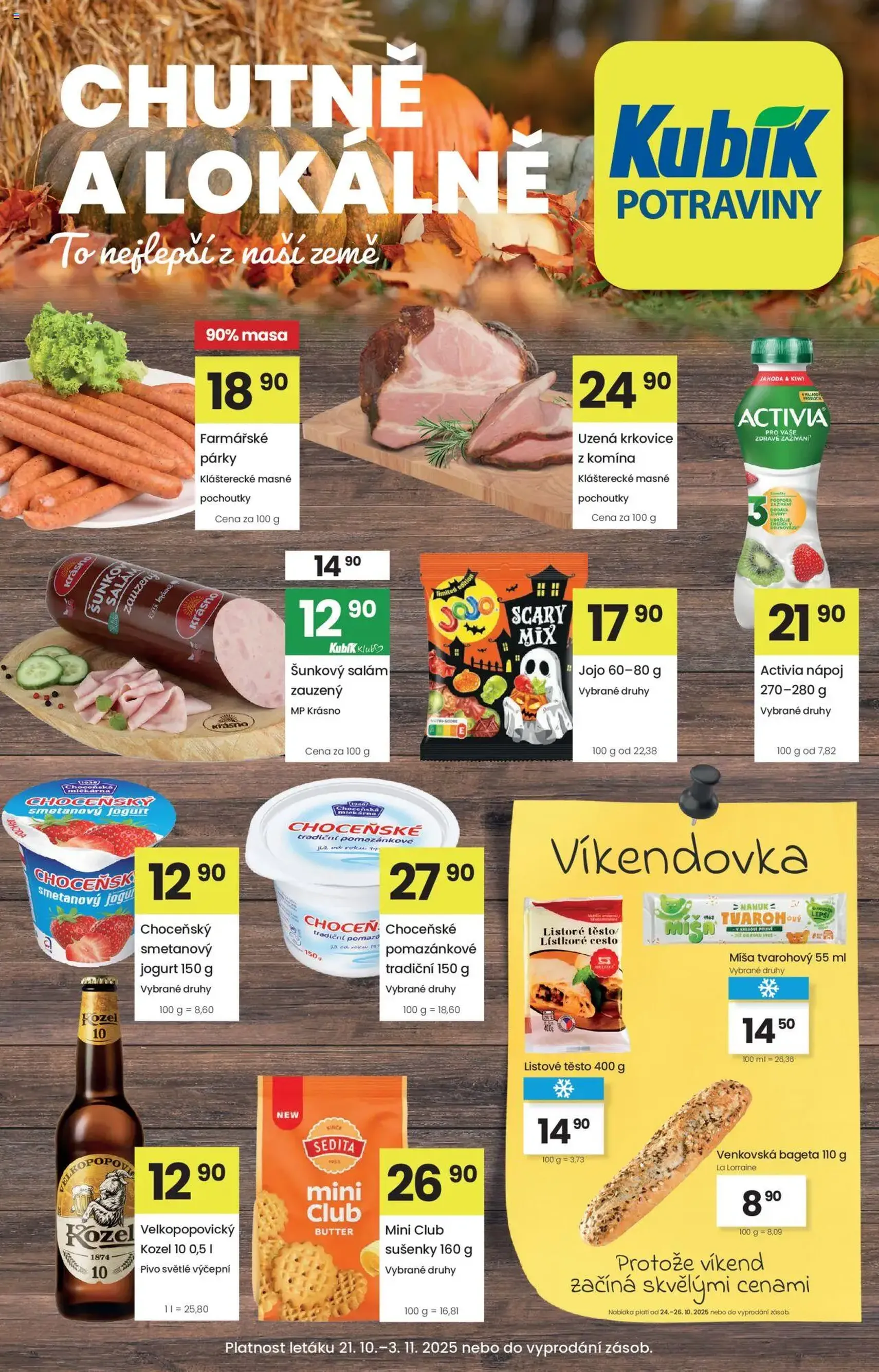 Kubík leták - platný leták od 21.10.2025 strana 1 z 4