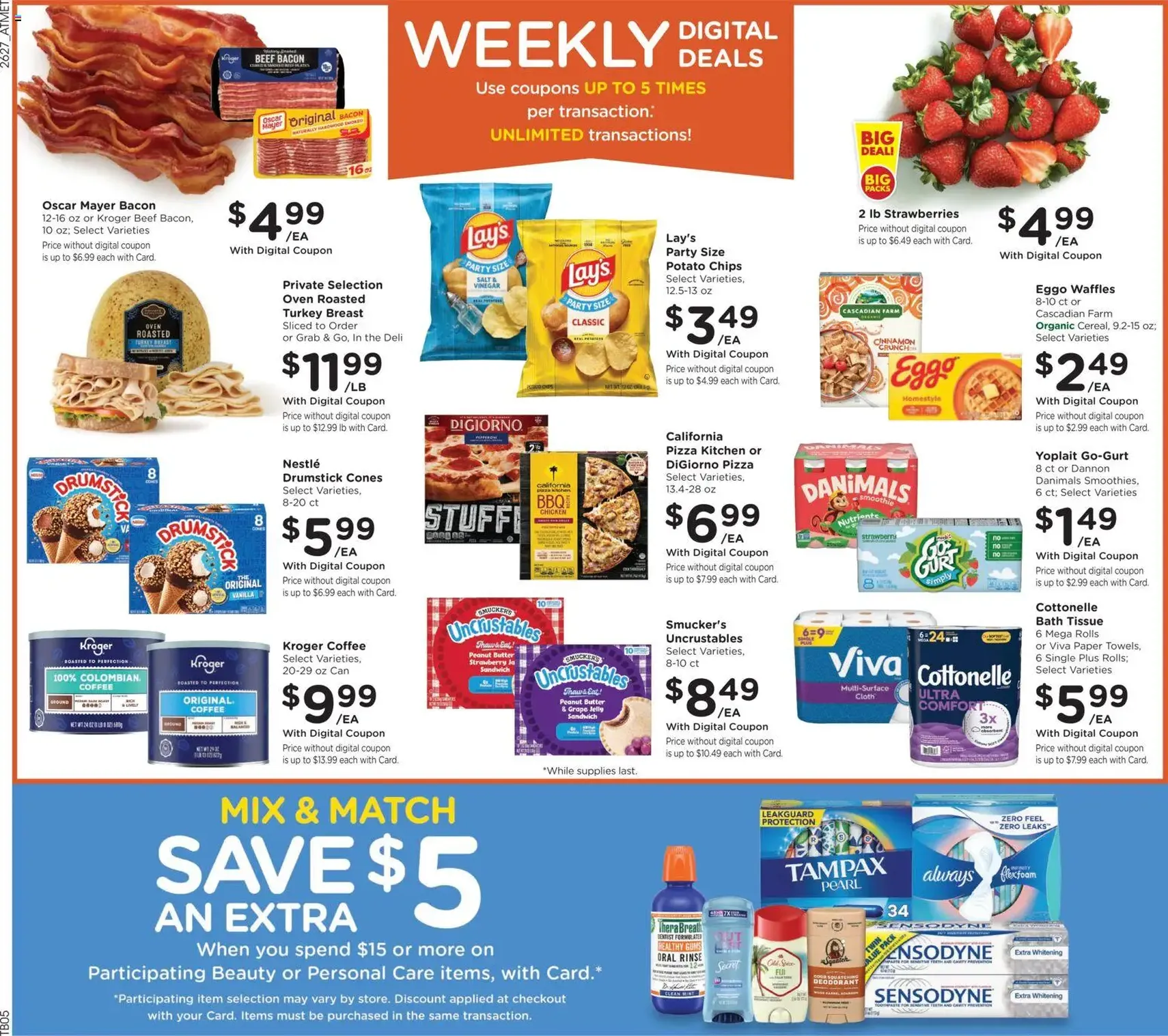Kroger Weekly Ad - valid flyer from 08/05/2026, page 3 of 14