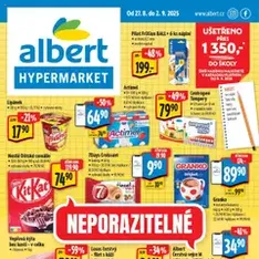 Albert leták - Hypermarket - náhled letáku platný od 27.08.2025