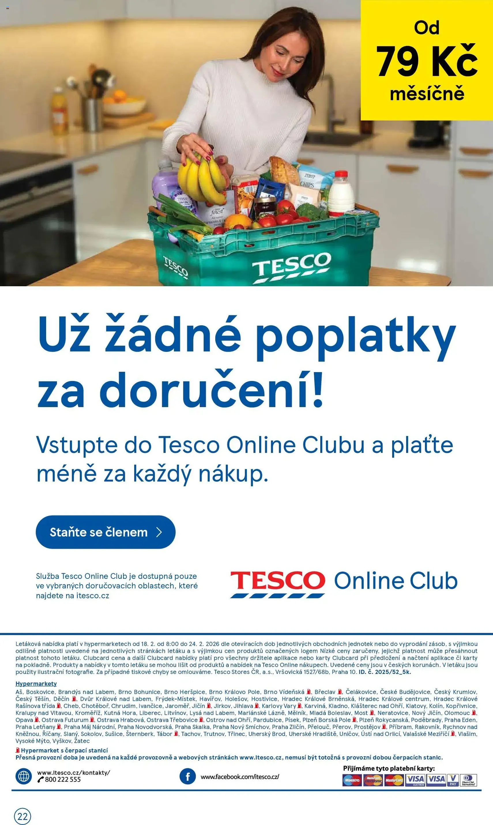 Tesco leták - Hypermarket - platný leták od 18.02.2026 strana 22 z 22