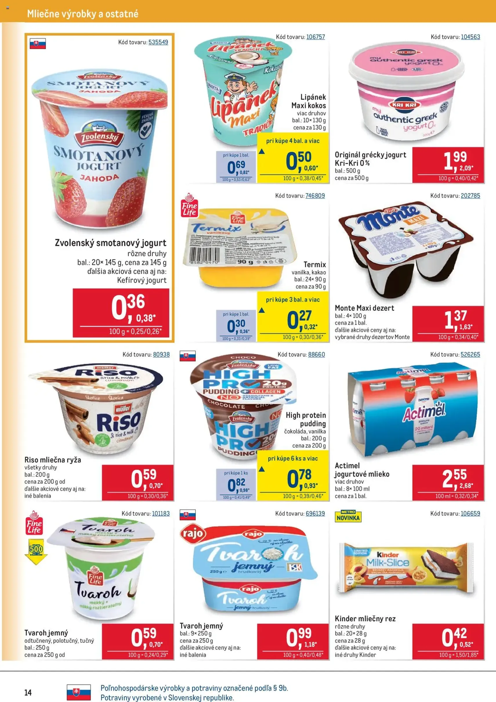 Metro leták - platný leták od 22.04.2026 strana 14 z 40