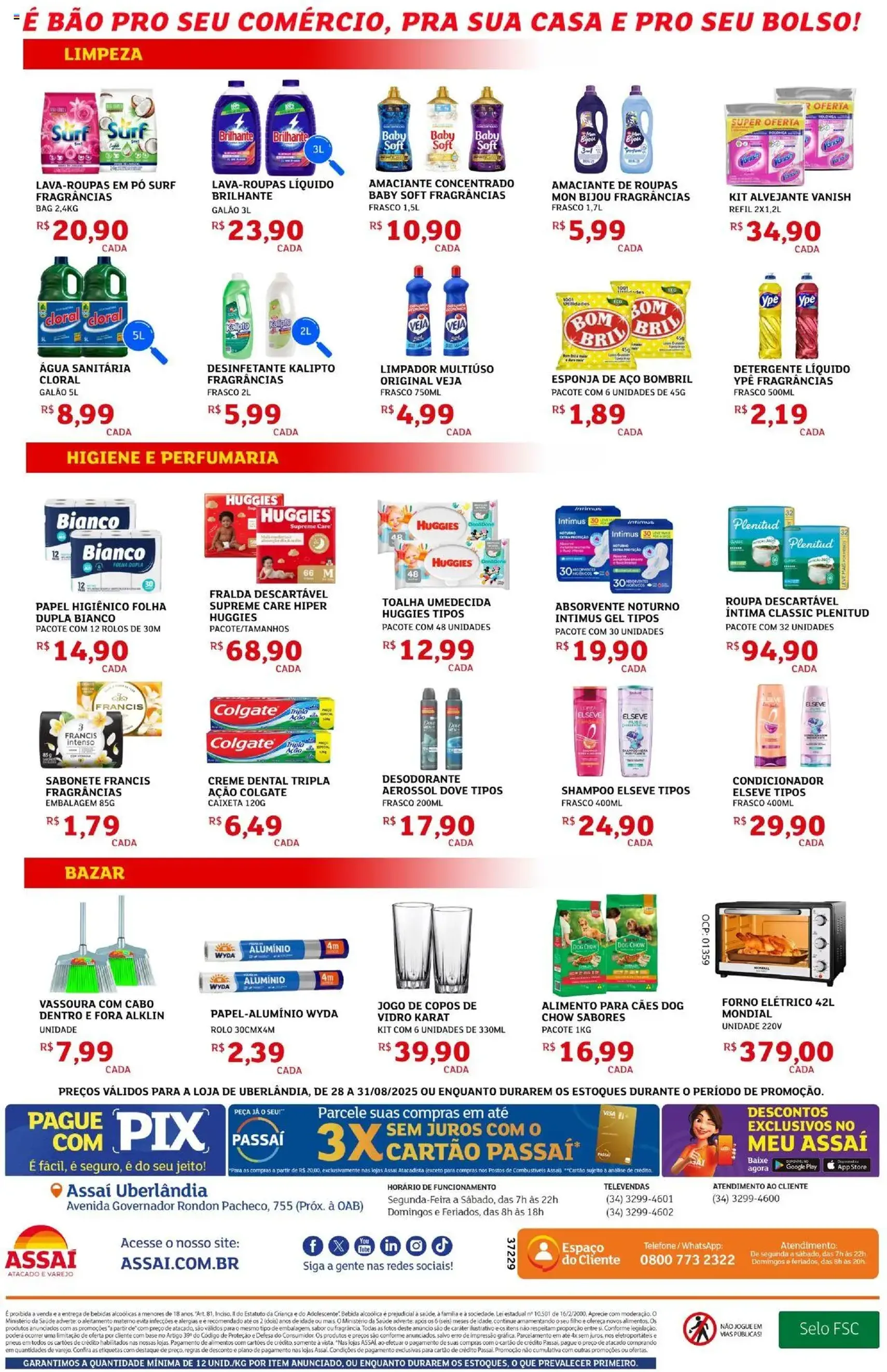 Encarte Assaí Atacadista - folheto válido a partir de 28/08/2025 página 4 de 4