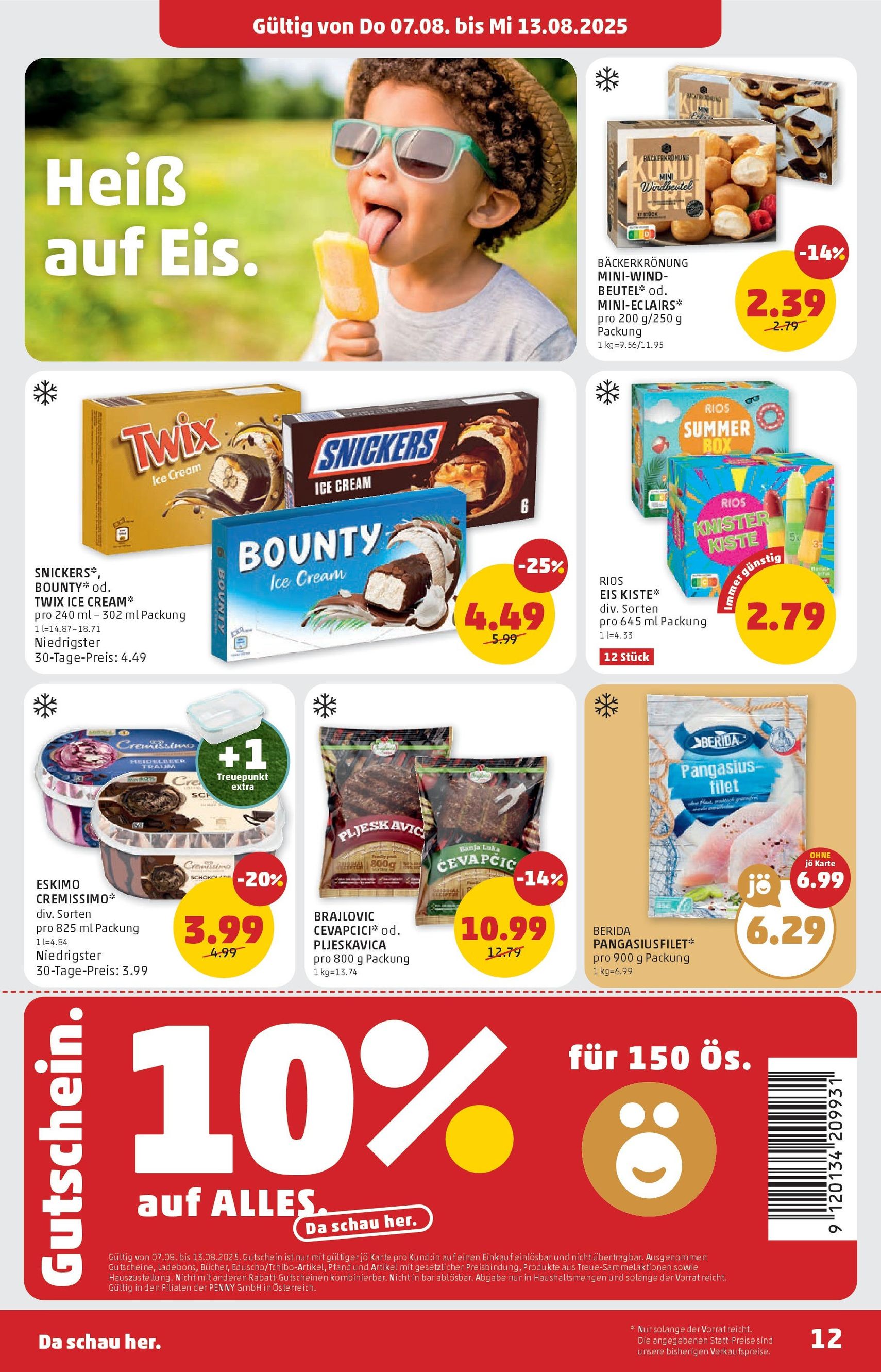 Penny Markt Flugblatt - Gültiger Prospekt ab 07.08.2025, Seite 12 von insgesamt 24