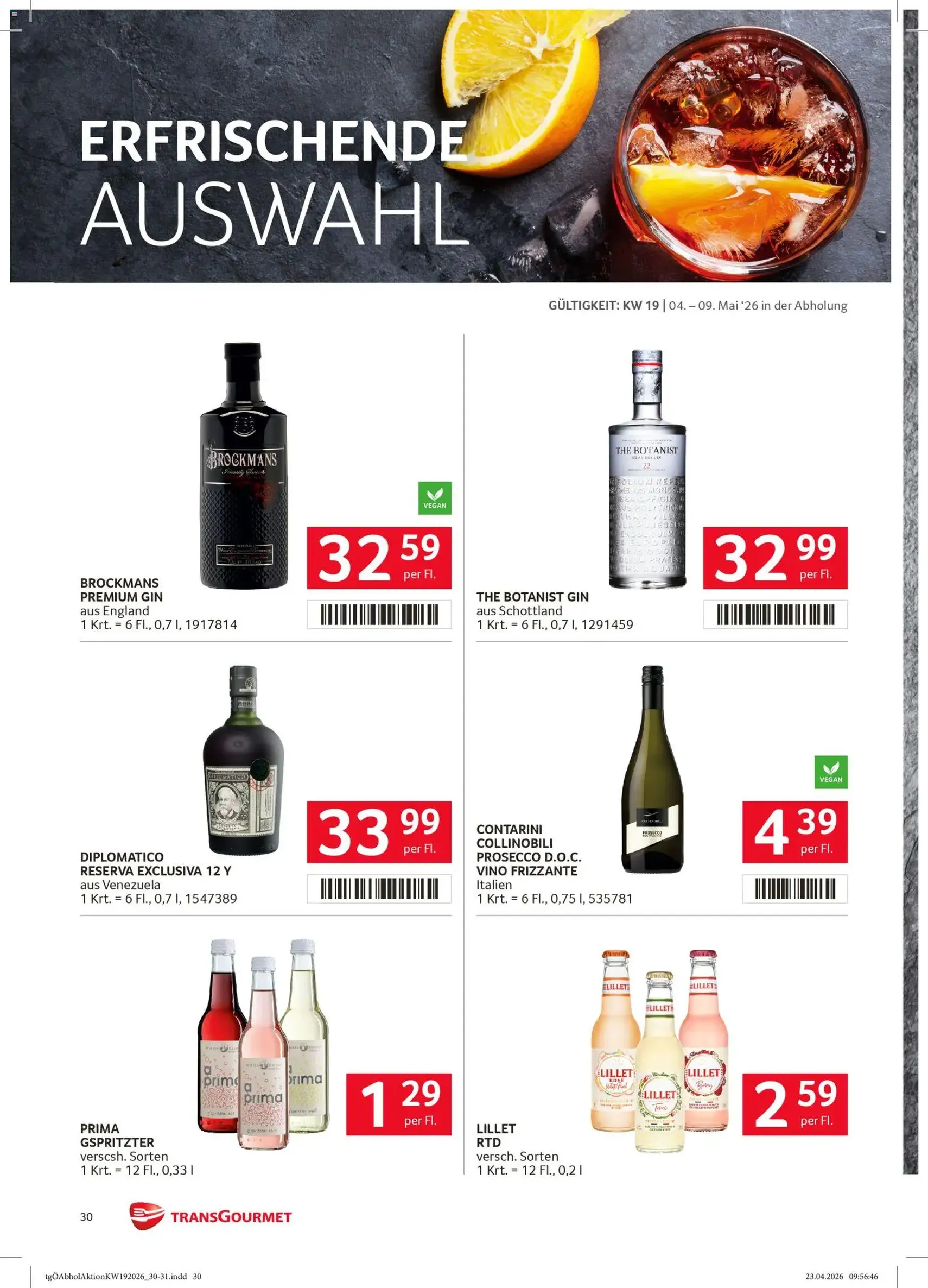 Transgourmet Flugblatt - Gültiger Prospekt ab 04.05.2026, Seite 30 von insgesamt 32