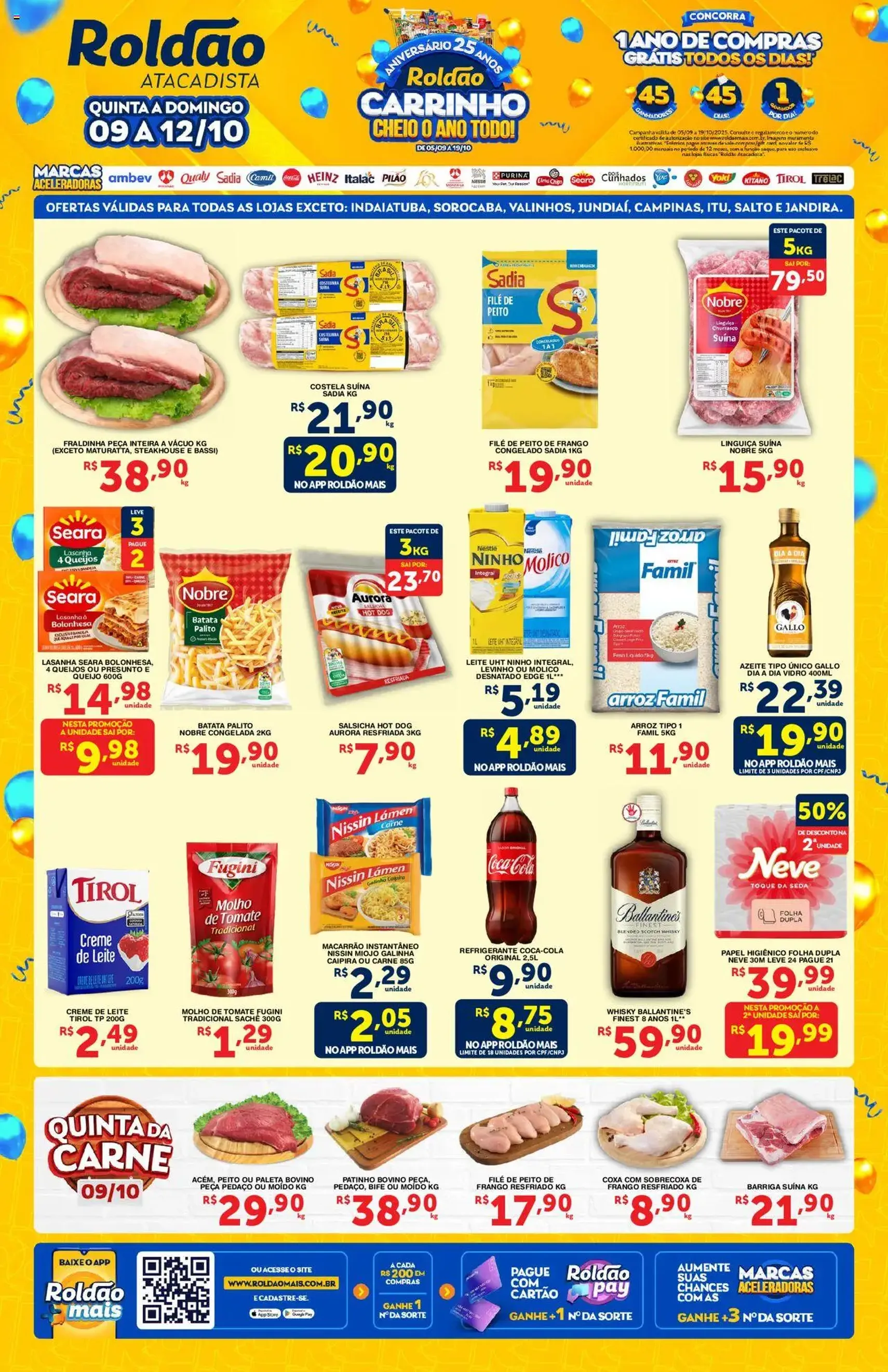 Roldão - Ofertas Fim de Semana - folheto válido a partir de 09/10/2025 página 1 de 2