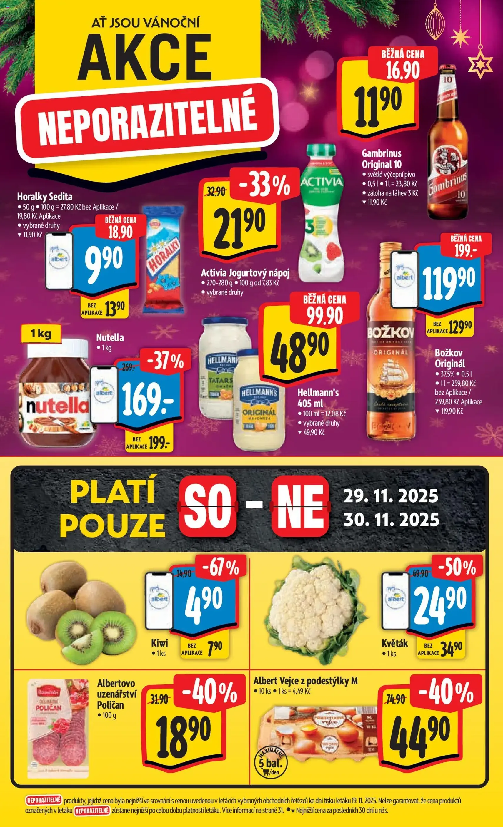 Albert leták - Hypermarket - platný leták od 26.11.2025 strana 61 z 61
