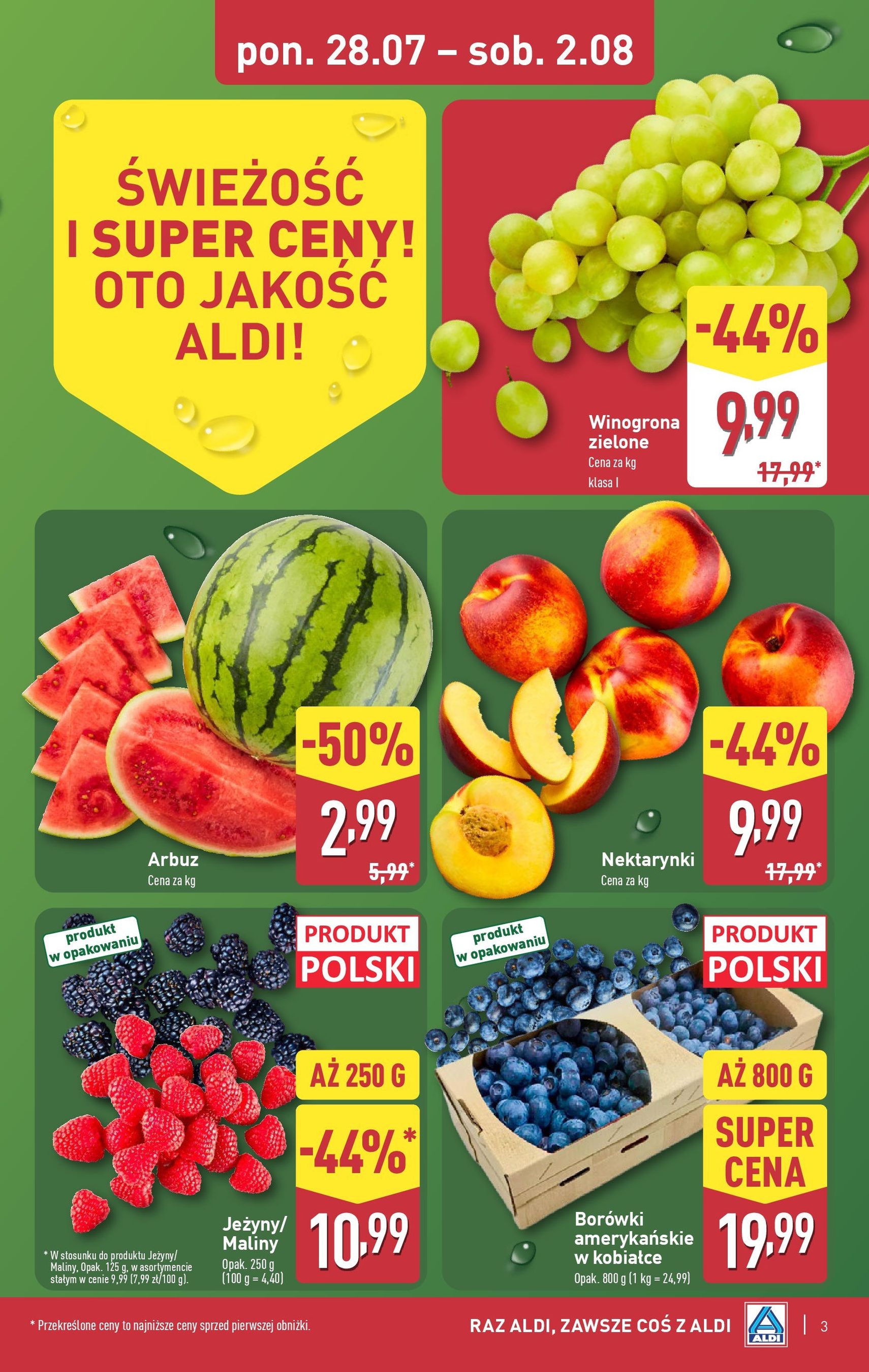 Aldi Gazetka - ważny gazetka od 28.07.2025 strona 3 z 42 Aldi Gazetka - ważny gazetka od 28.07.2025 strona 3 z 42