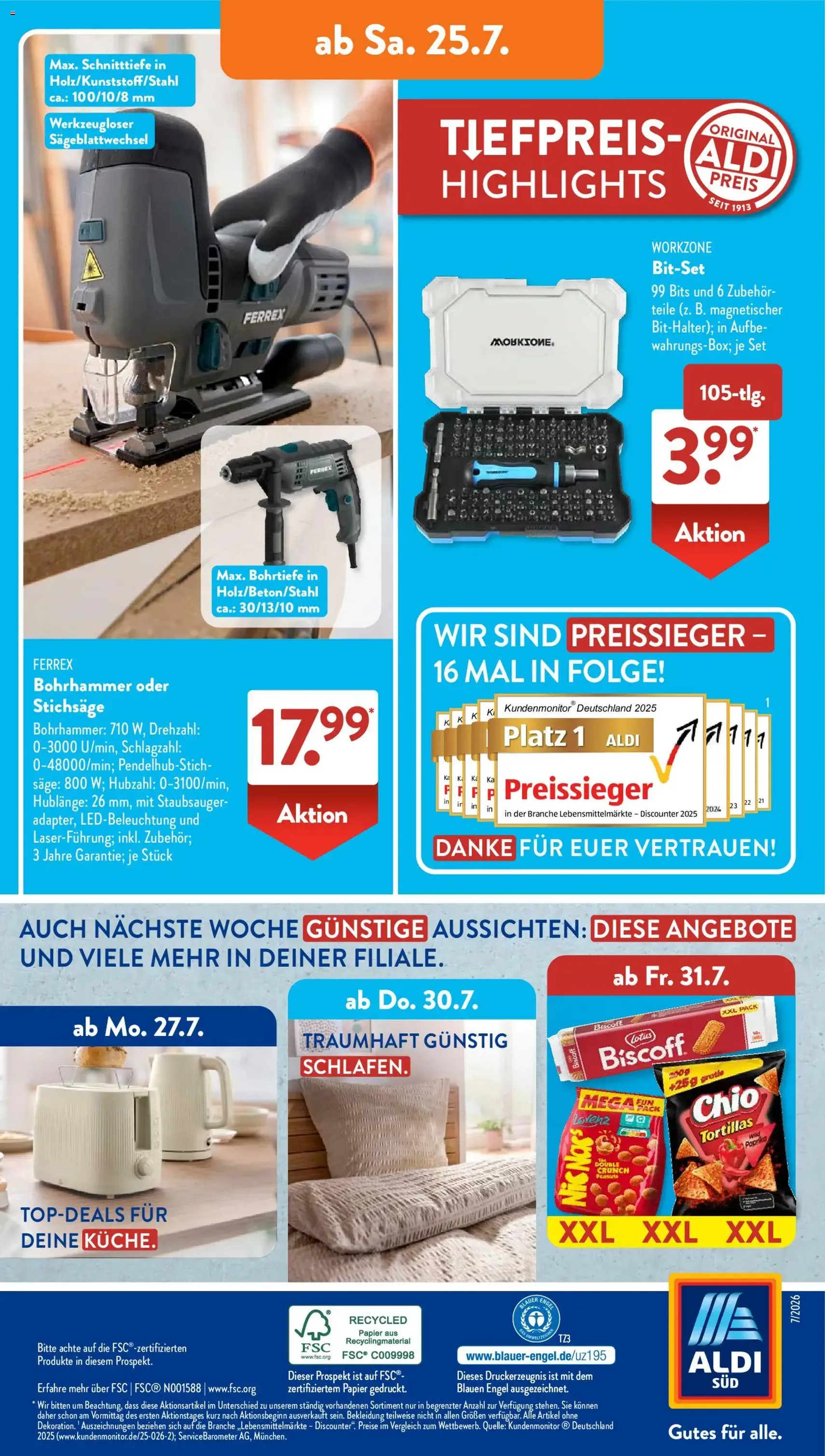 Aldi Süd Prospekt - Gültiger Prospekt ab 20.07.2026, Seite 25 von insgesamt 33