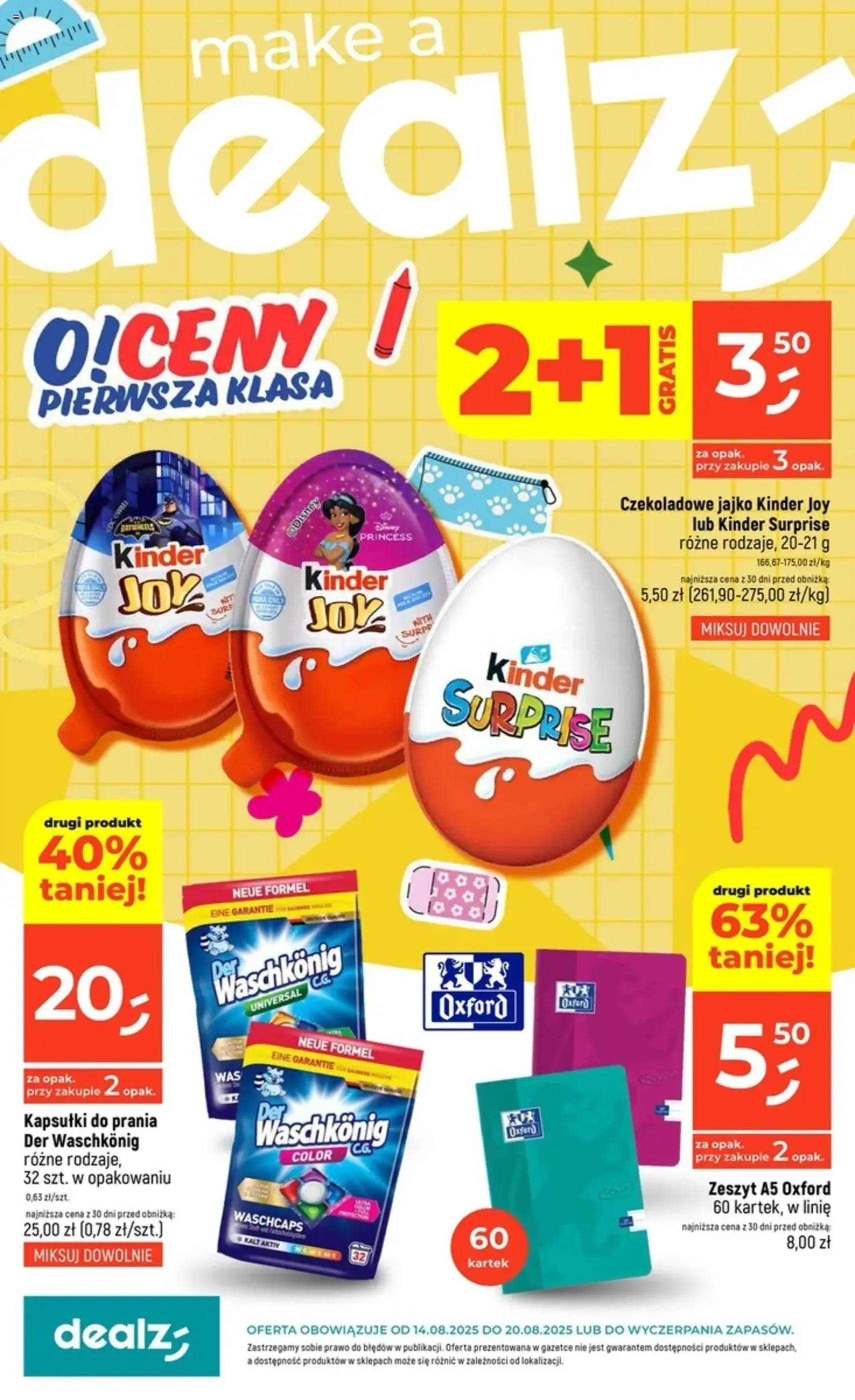 Dealz Gazetka - ważny gazetka od 14.08.2025 strona 1 z 52