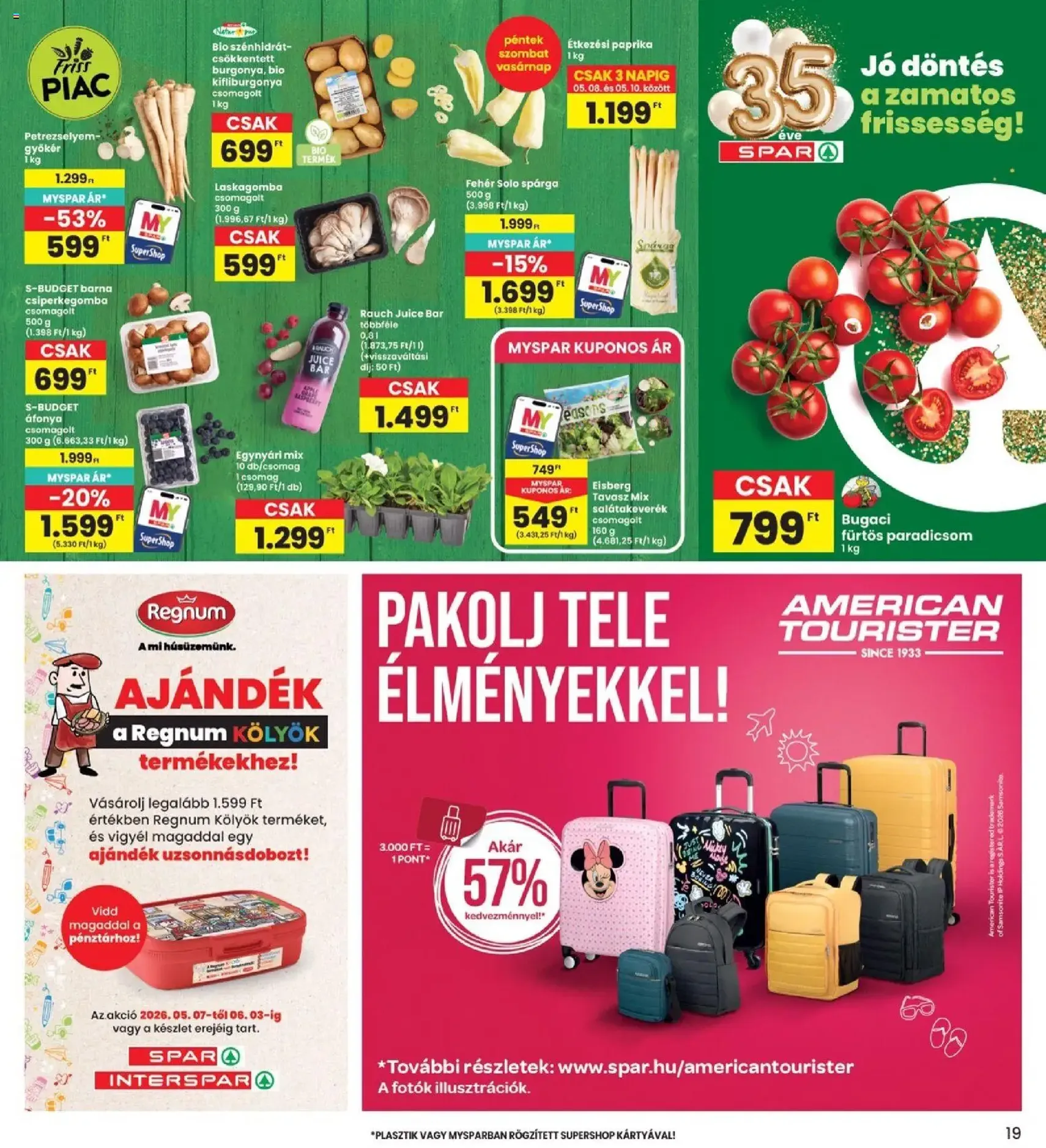 Interspar akciós újság - 2026.05.07. érvényes szórólap 19 oldal 20 oldalból