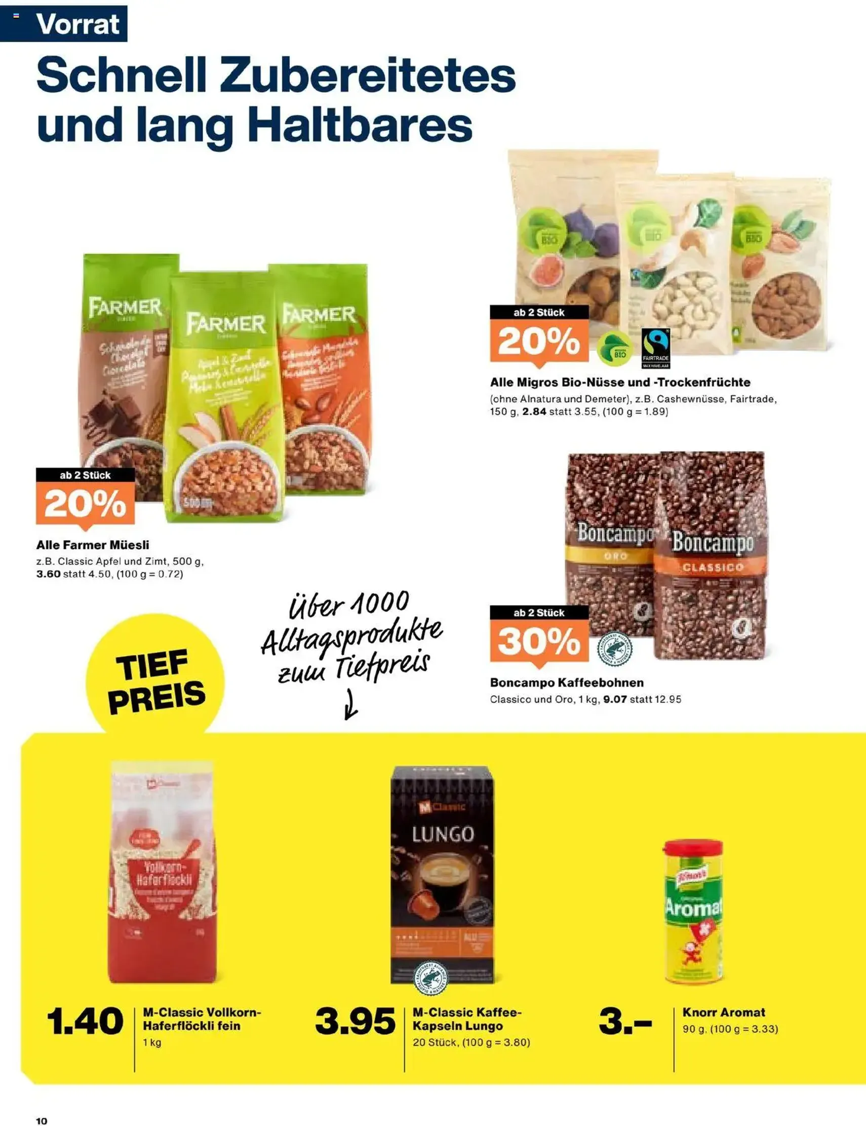 Migros Aktionen - Gültiger Prospekt ab 29.07.2025, Seite 10 von insgesamt 20