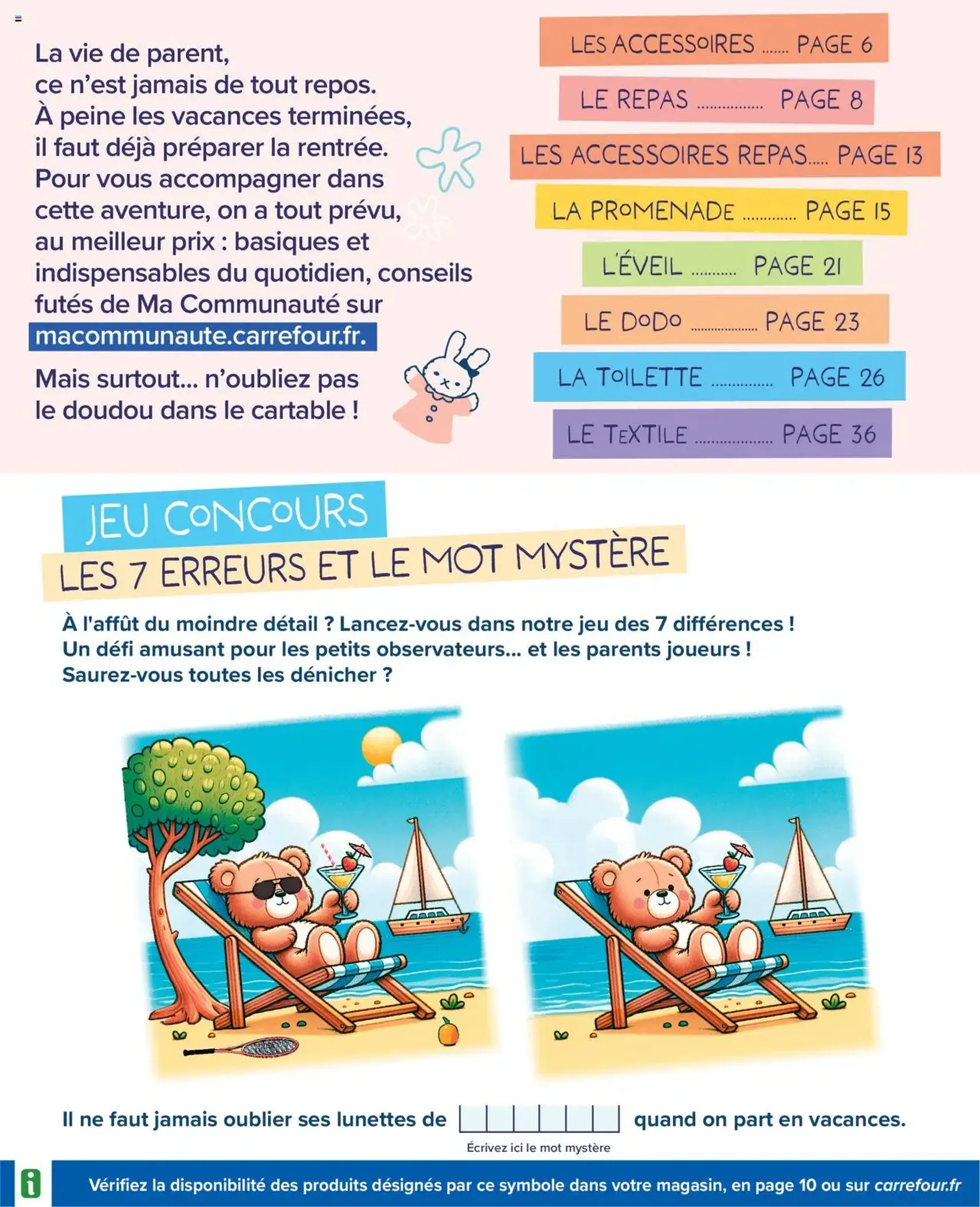 Carrefour Catalogue: Parents malins il n'y a pas de petites éconimies - brochure valable à partir du 16/09/2025, page 4 sur 44