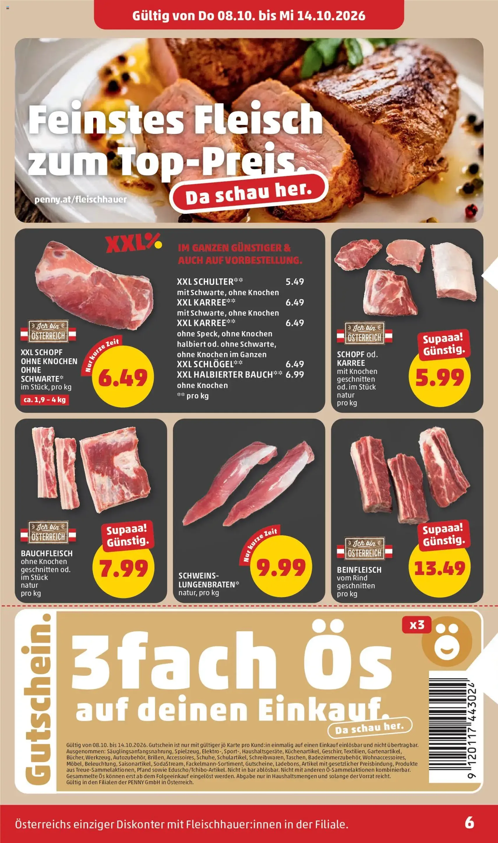 Penny Markt Flugblatt - Gültiger Prospekt ab 04.10.2026, Seite 6 von insgesamt 32
