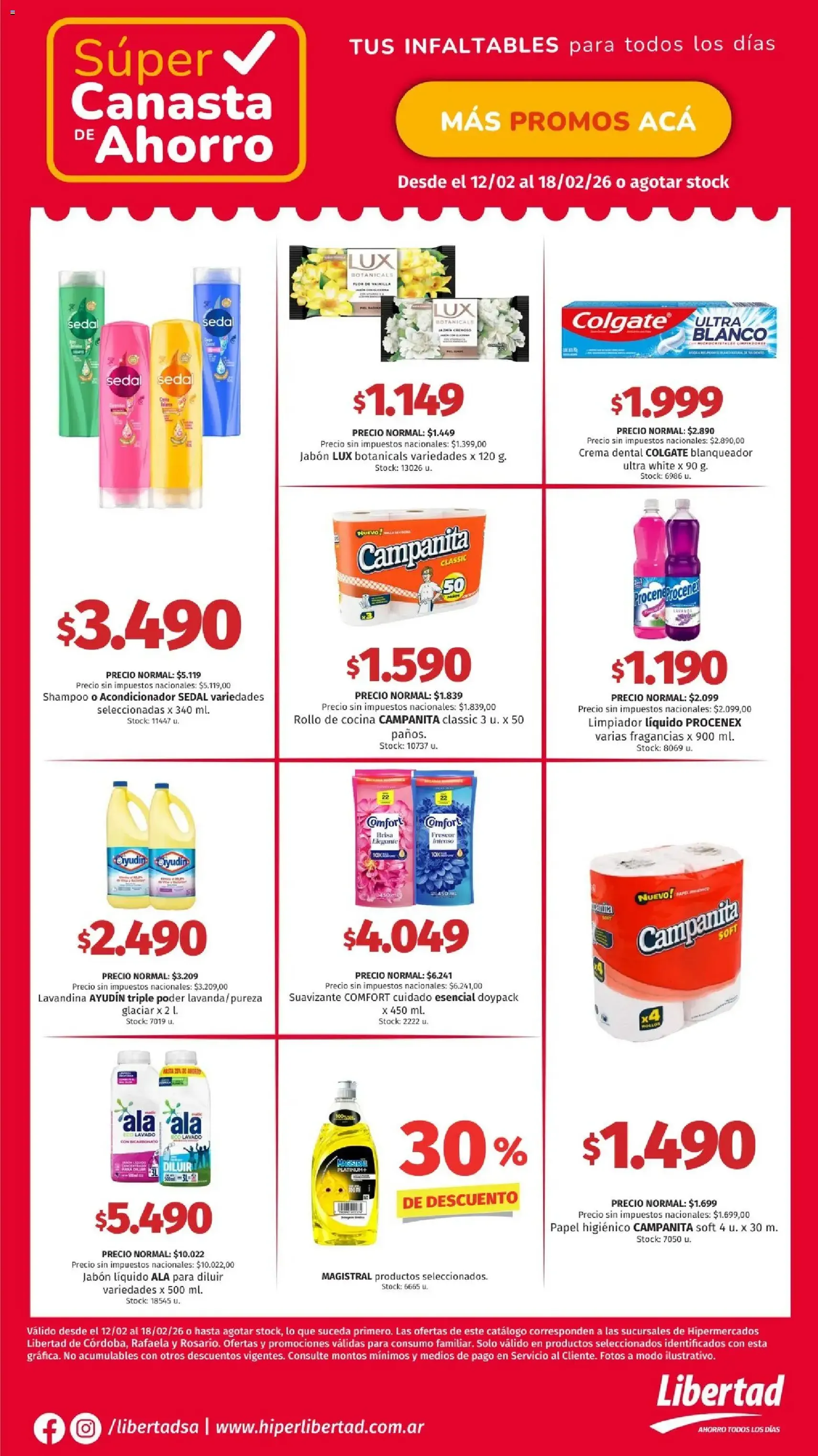 Hipermercado Libertad catálogo - folleto válido desde 12/02/2026 página 5 de 5