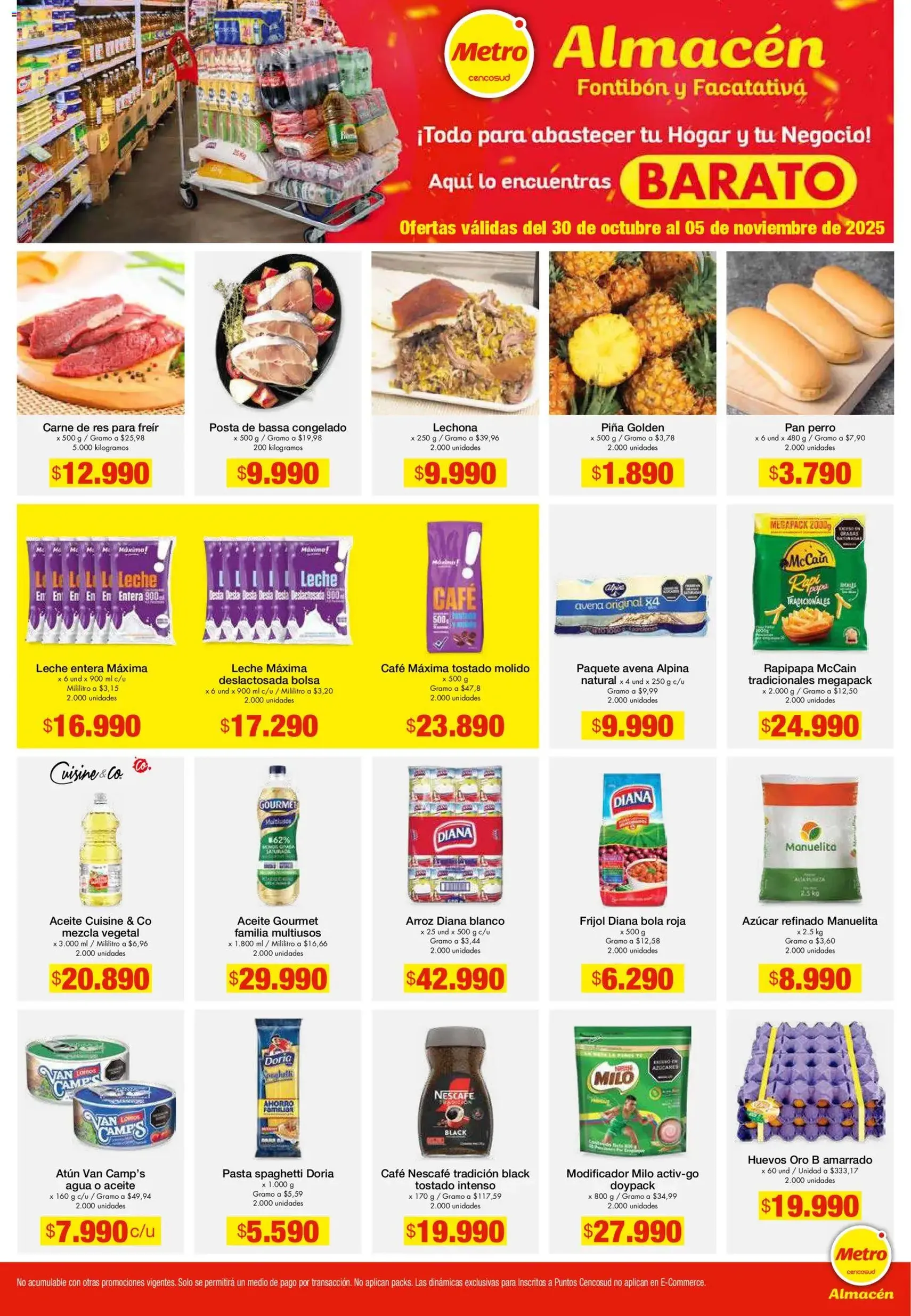 Metro - Catálogo - folleto válido desde 30/10/2025 página 1 de 2