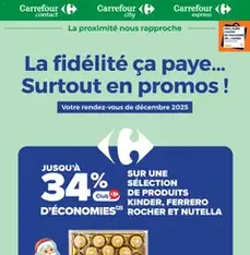 Carrefour contact catalogue - Prévisualisation du catalogue valable à partir du 01/12/2025