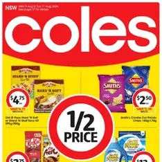 Coles catalogue - Flyer preview valid from 04/08/2026