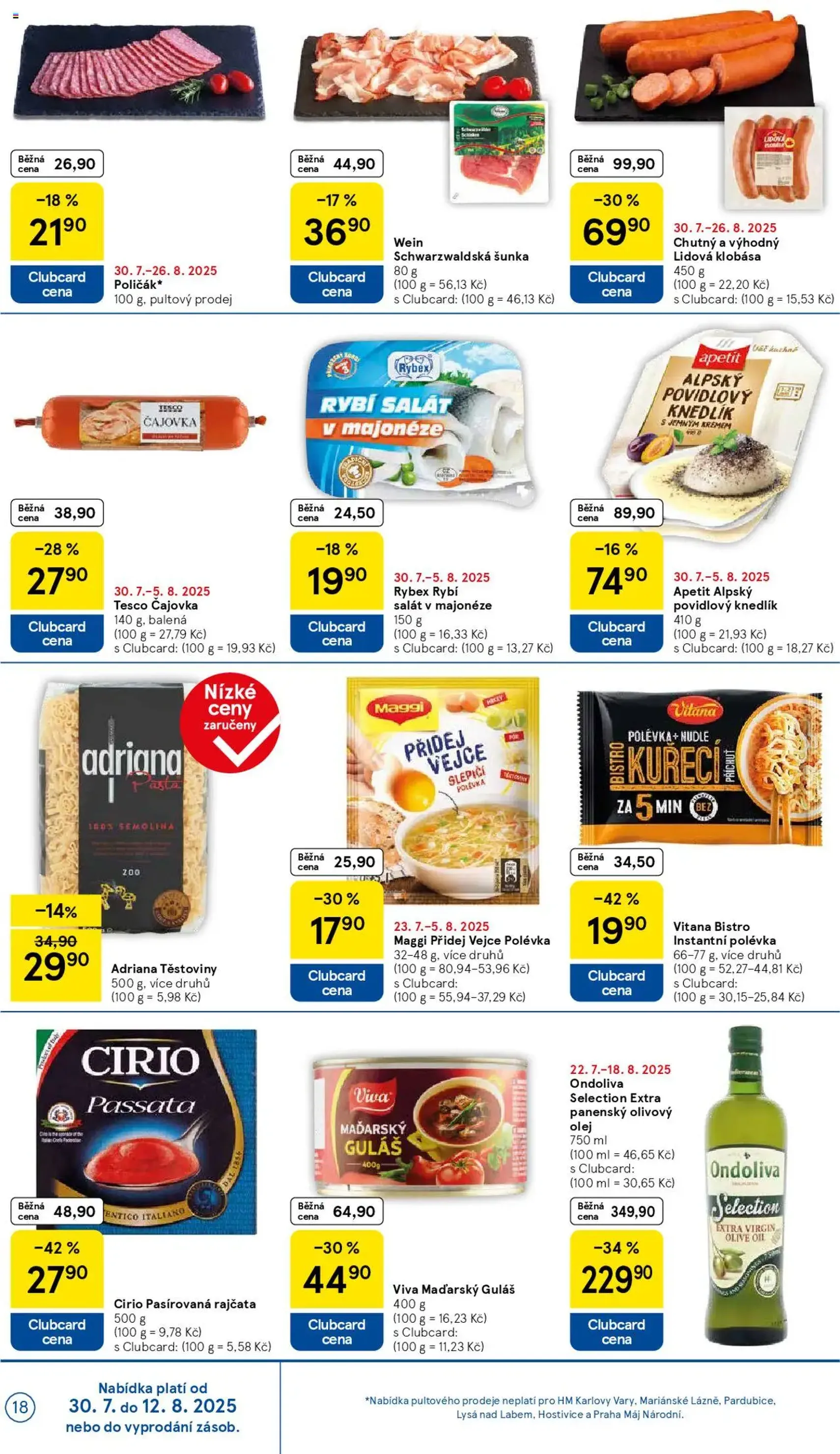 Tesco leták - Hypermarket - platný leták od 30.07.2025 strana 18 z 28 Tesco leták - Hypermarket - platný leták od 30.07.2025 strana 18 z 28