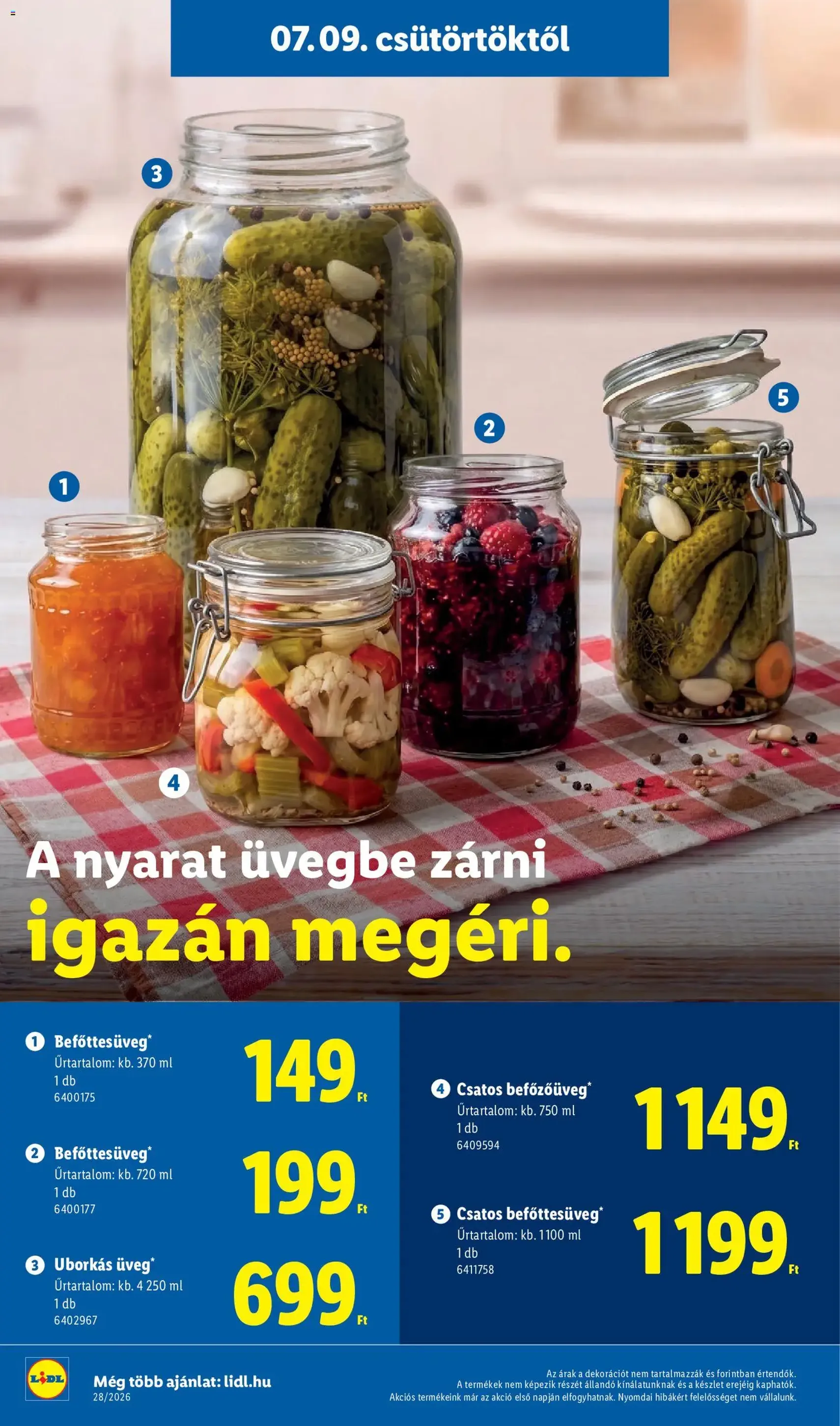 Lidl akciós újság - 2026.07.09. érvényes szórólap 22 oldal 80 oldalból