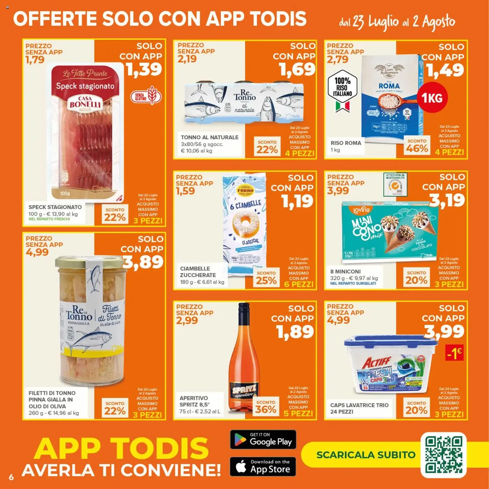 Todis volantino - volantino valido dal 23/07/2026 pagina 6 di 24