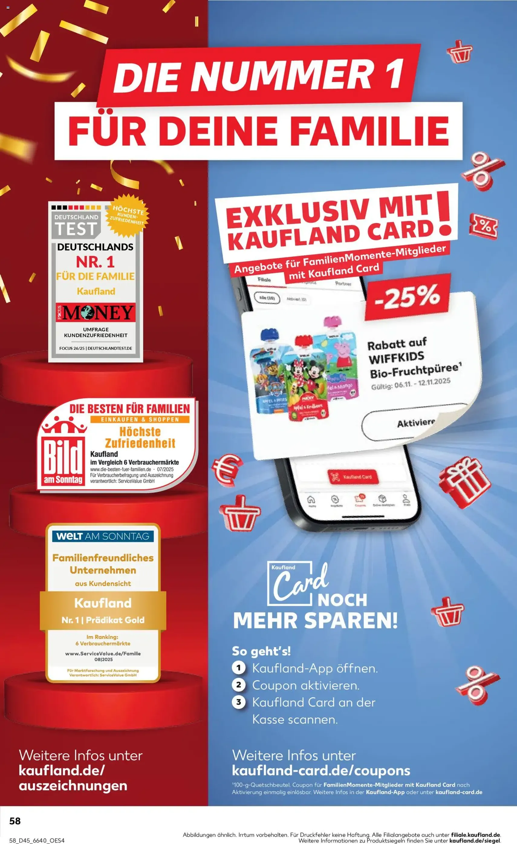 Kaufland Prospekt - Gültiger Prospekt ab 06.11.2025, Seite 58 von insgesamt 64