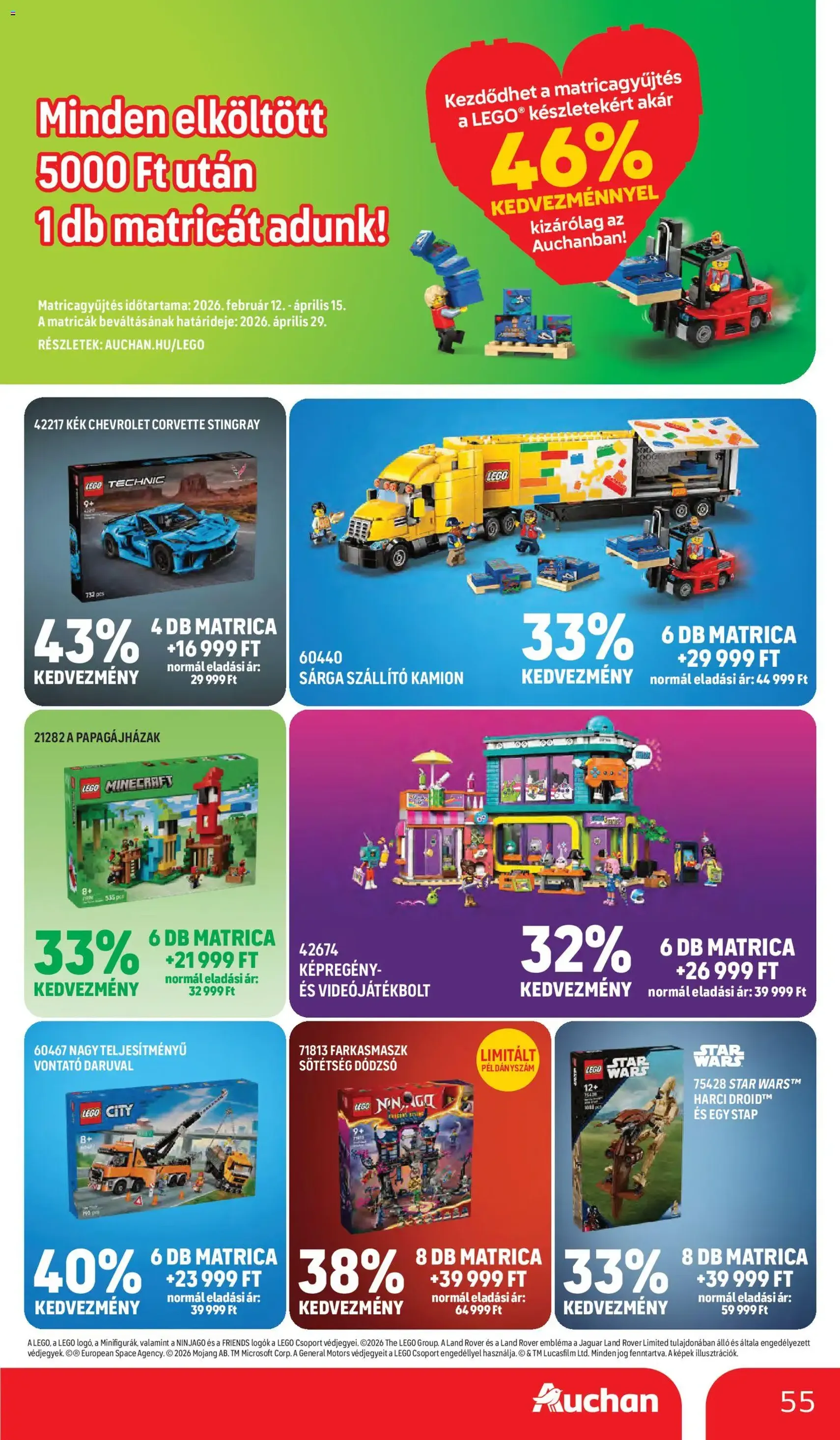 Auchan akciós újság - 2026.03.05. érvényes szórólap 55 oldal 60 oldalból