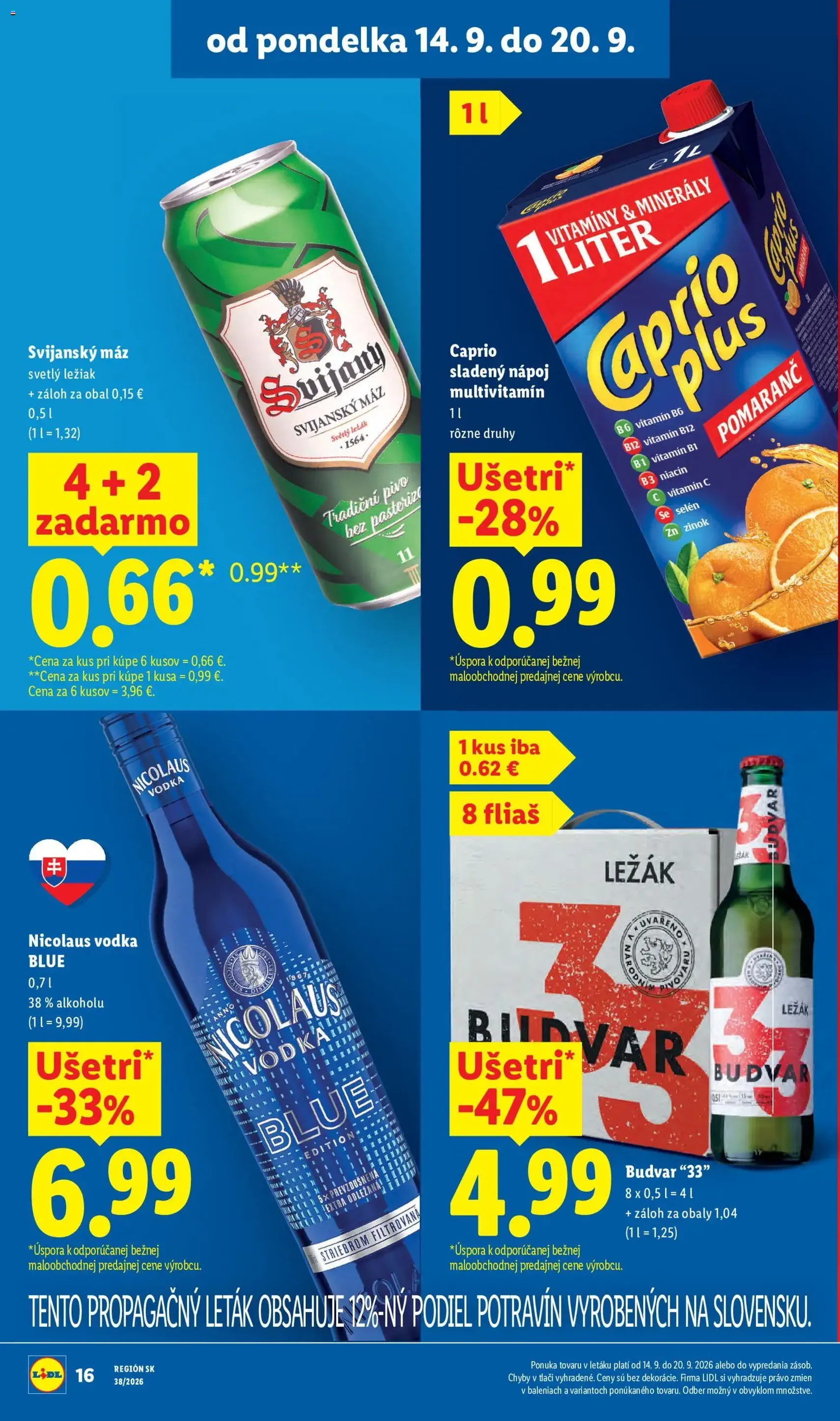 Lidl leták - platný leták od 14.09.2026 strana 22 z 105