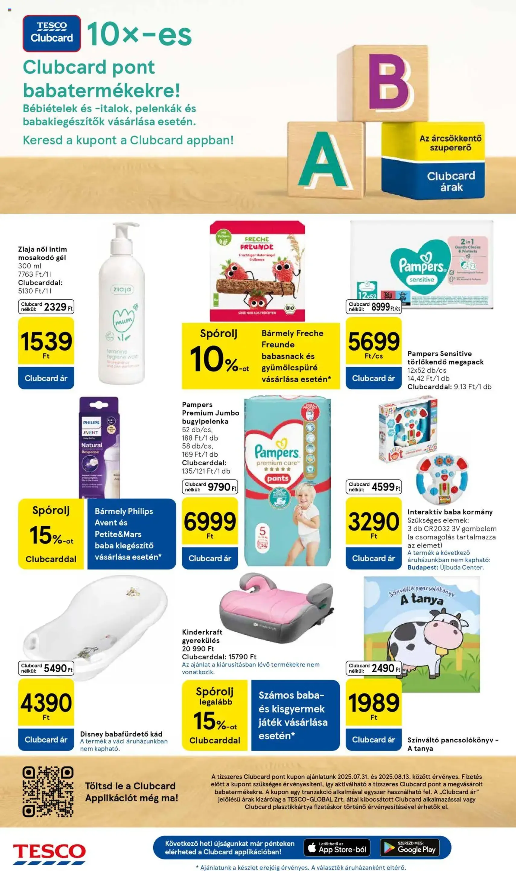 Tesco Hipermarket - Akciós újság - 2025.08.07. érvényes szórólap 10 oldal 32 oldalból Tesco Hipermarket - Akciós újság - 2025.08.07. érvényes szórólap 10 oldal 32 oldalból