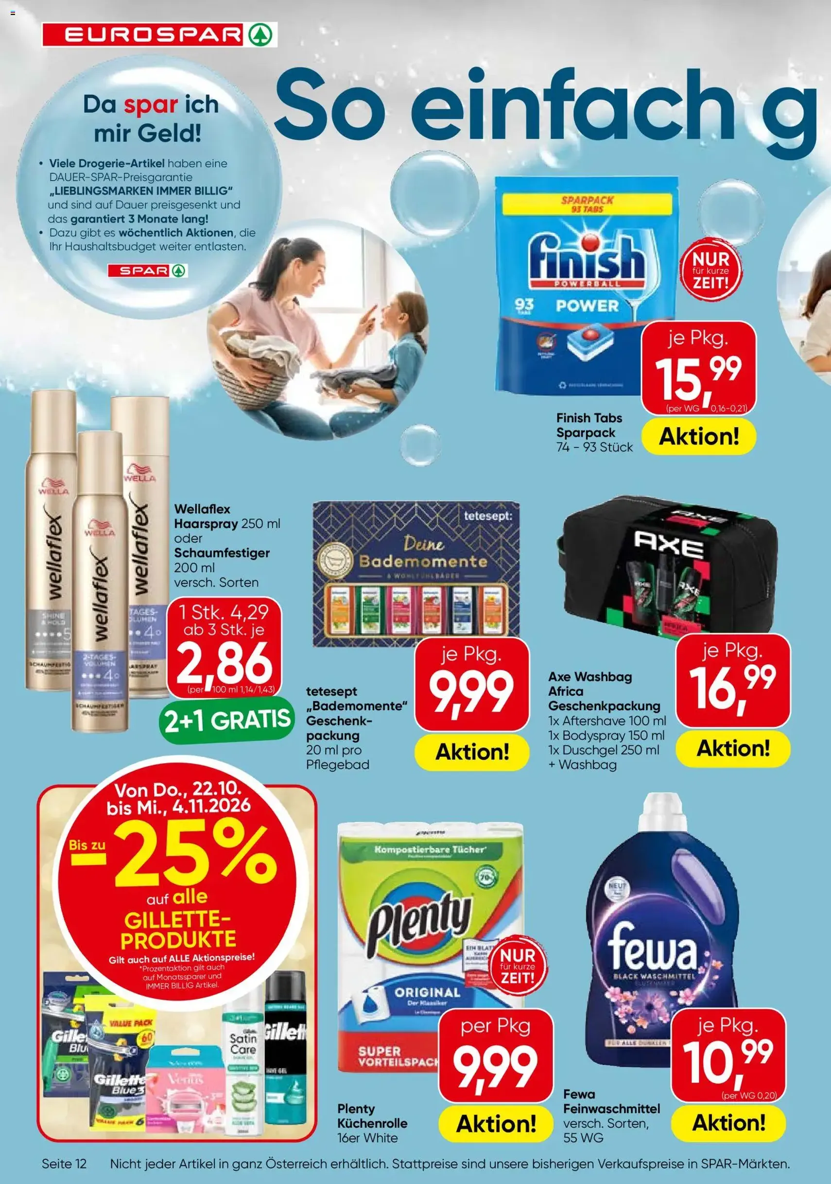 Eurospar Flugblatt - Gültiger Prospekt ab 22.10.2026, Seite 12 von insgesamt 16