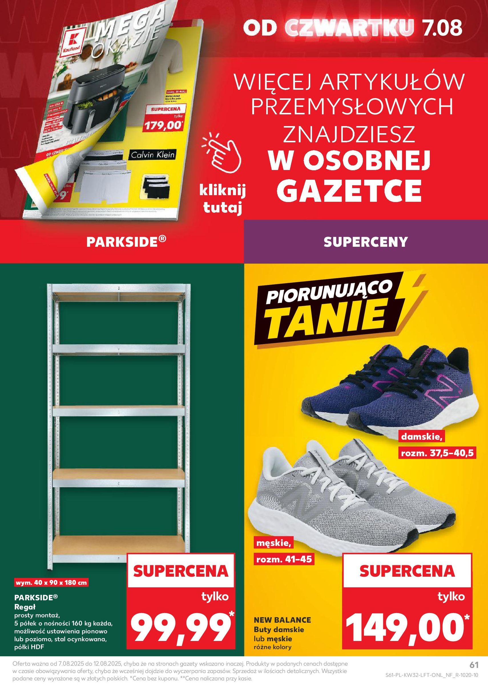 Kaufland gazetka - ważny gazetka od 07.08.2025 strona 61 z 65 Kaufland gazetka - ważny gazetka od 07.08.2025 strona 61 z 65