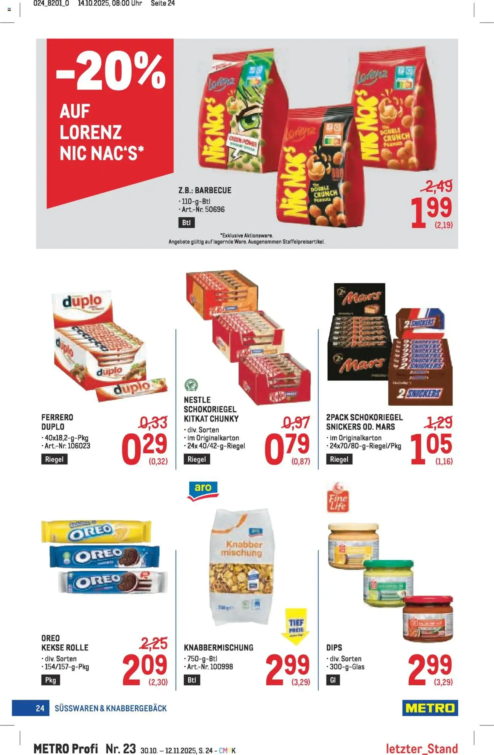 Metro angebote Profi - Gültiger Prospekt ab 30.10.2025, Seite 24 von insgesamt 64 Metro angebote Profi - Gültiger Prospekt ab 30.10.2025, Seite 24 von insgesamt 64