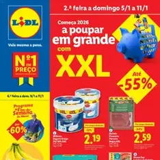 Lidl folheto - pré-visualização do folheto, válido a partir de 05/01/2026