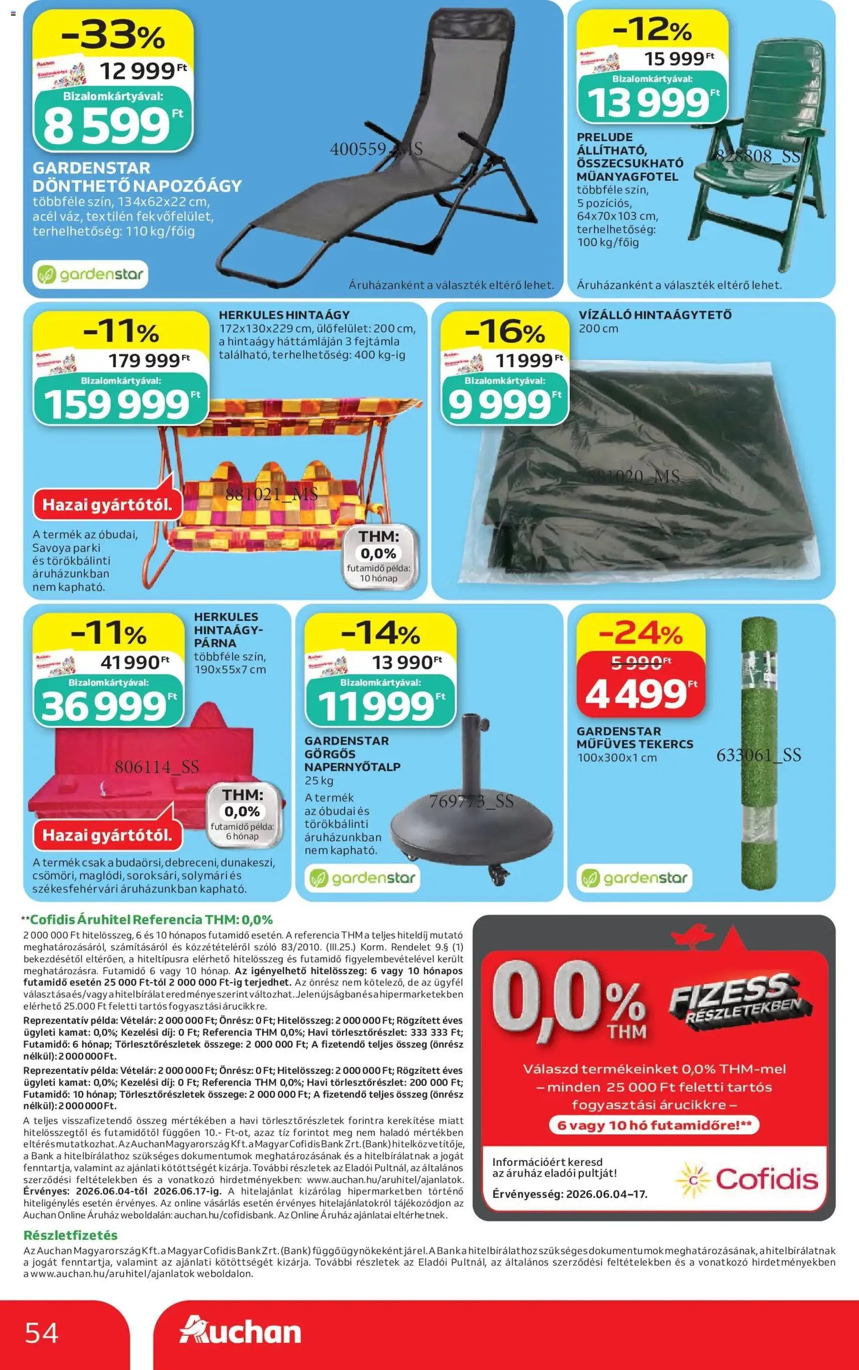 Auchan akciós újság - 2026.06.04. érvényes szórólap 55 oldal 57 oldalból